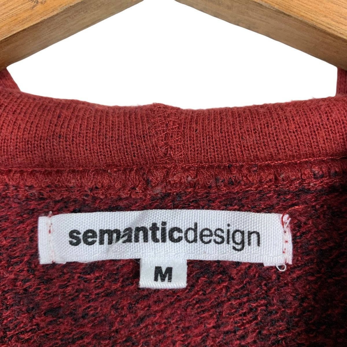 semanticdesign SEMANTIC DESIGN Parisien Big Logo Hoodies #1566-C70 Size US M / EU 48-50 / 2 - 14 Thumbnail