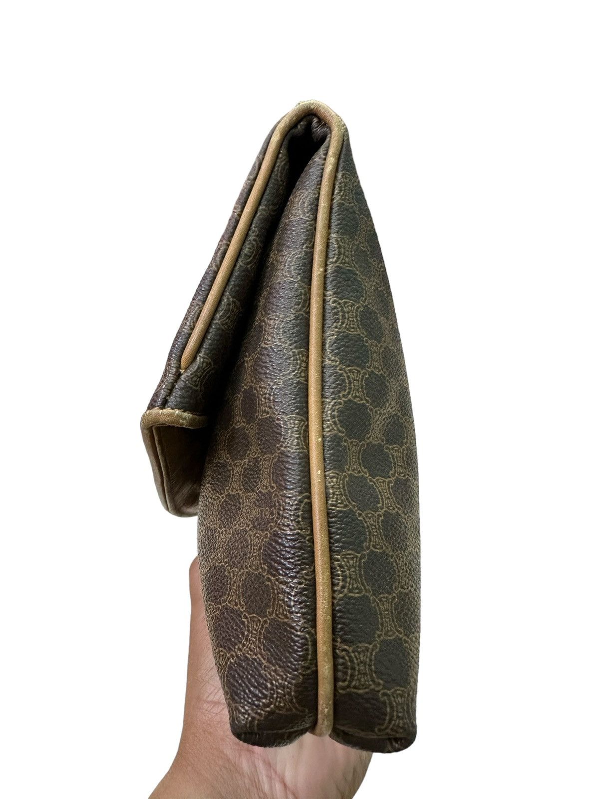 Celine × Vintage AUTHENTIC VINTAGE CELINE MACADAM CLUTCH BAG Size ONE SIZE - 6 Thumbnail