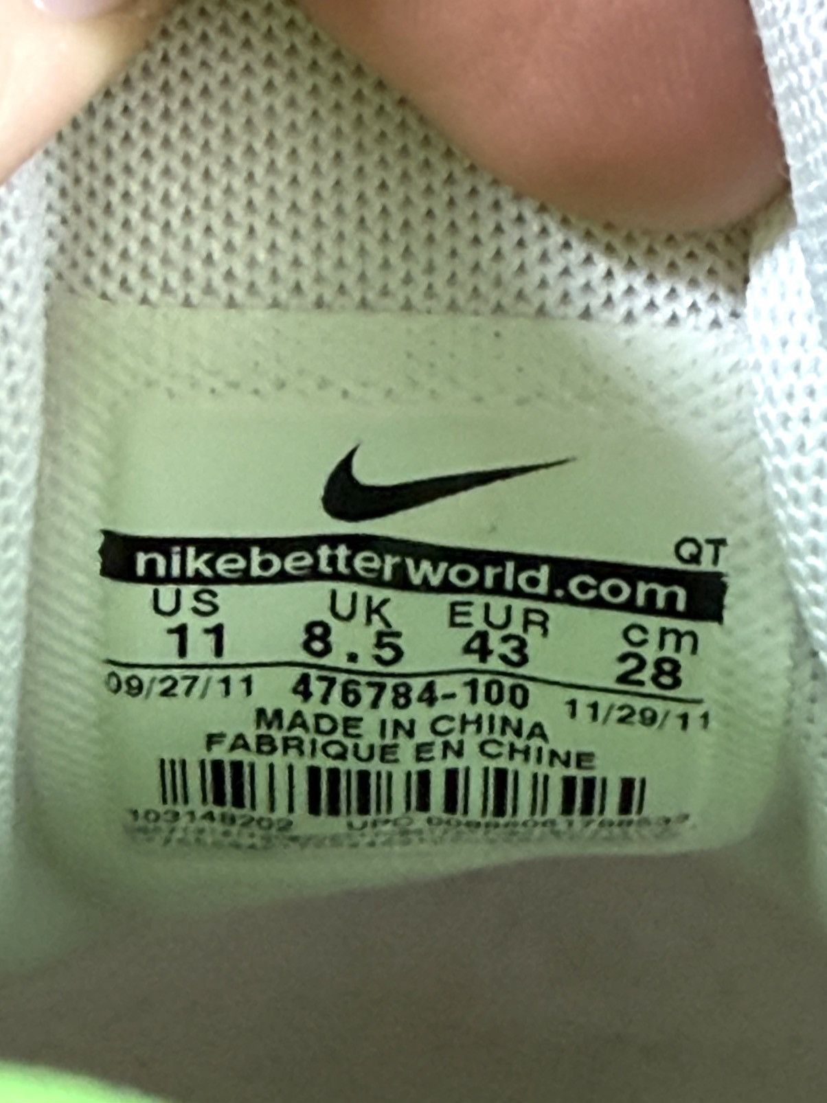 Nike Nike Air Max 2009 Size US 9.5 / EU 42-43 - 10 Thumbnail