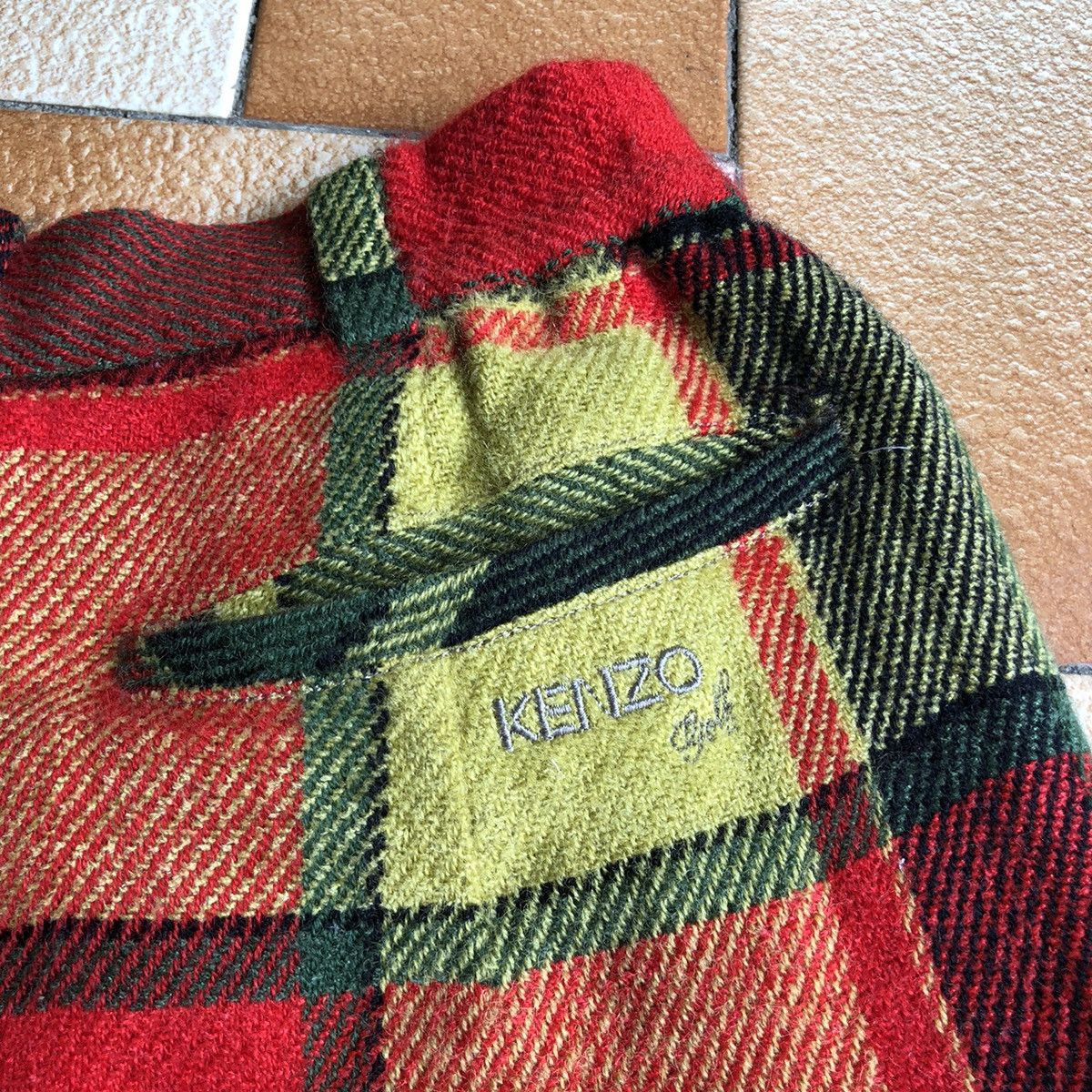 Kenzo × Vintage vintage KENZO wool shorts Size 24" / US 00 / IT 34 - 7 Thumbnail