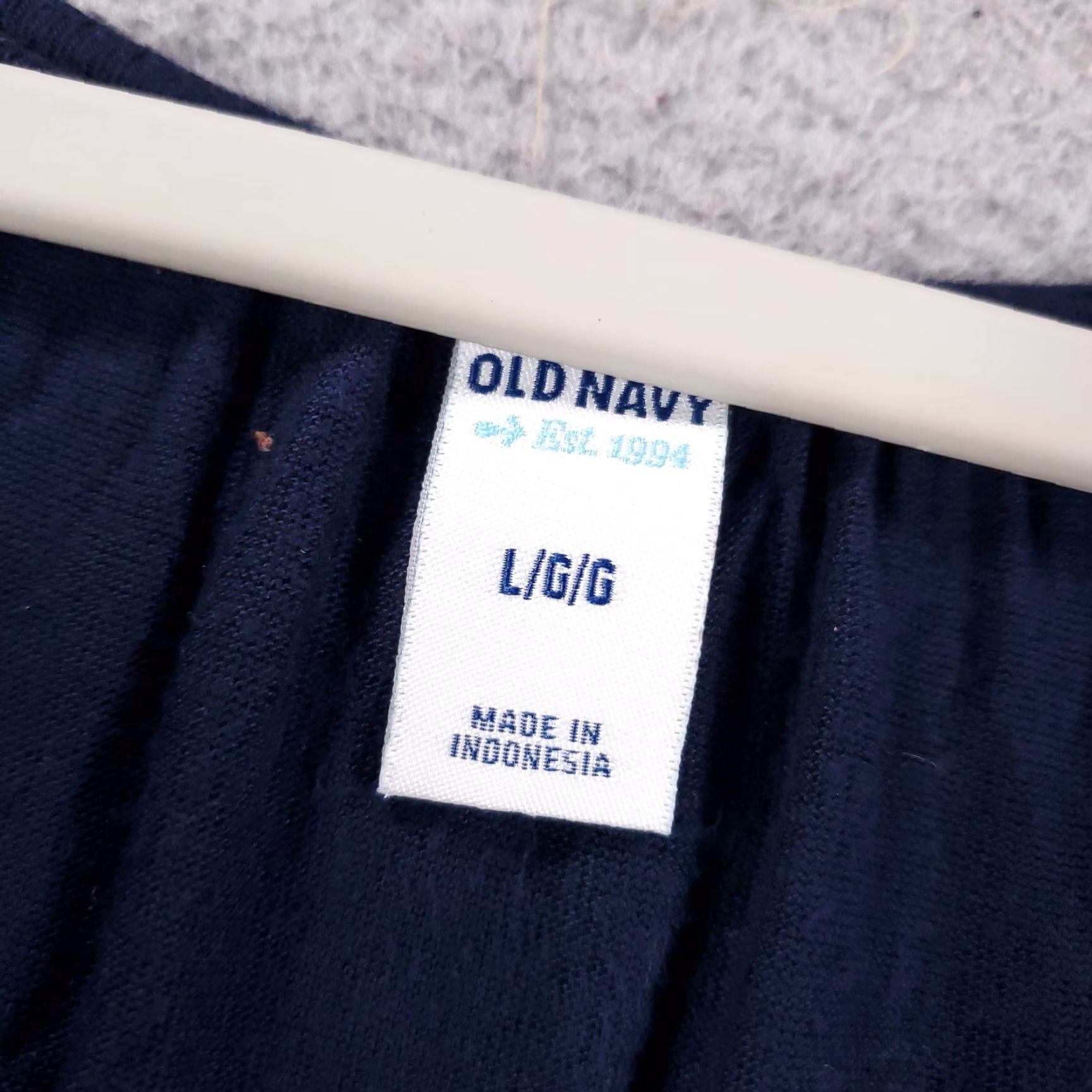 Old Navy Old Navy Womens Dress Blue Knit Midi Swing Shift L Size L / US 10 / IT 46 - 6 Thumbnail