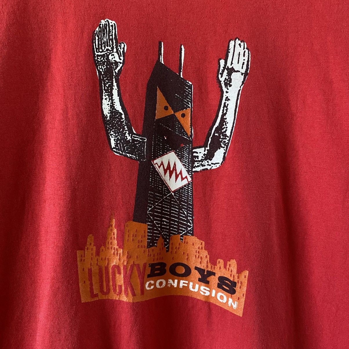 Vintage Vintage Lucky Boys Confusion Band T-Shirt Y2K Size US M / EU 48-50 / 2 - 4 Thumbnail