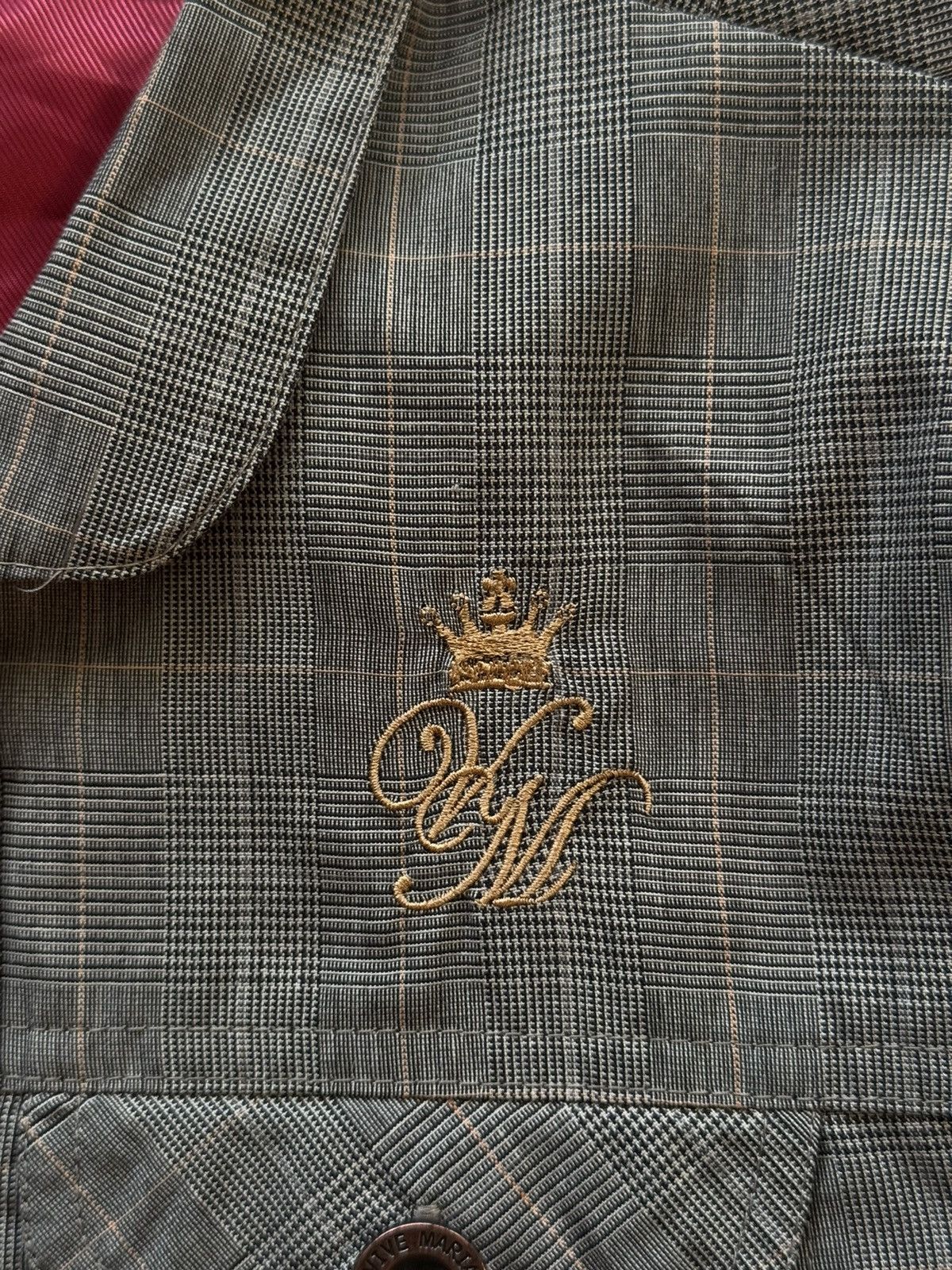 Designer × Vintage + Vive Maria + 2000s vtg embroidered logo blazer jacket Y2K Size M / US 6-8 / IT 42-44 - 5 Thumbnail