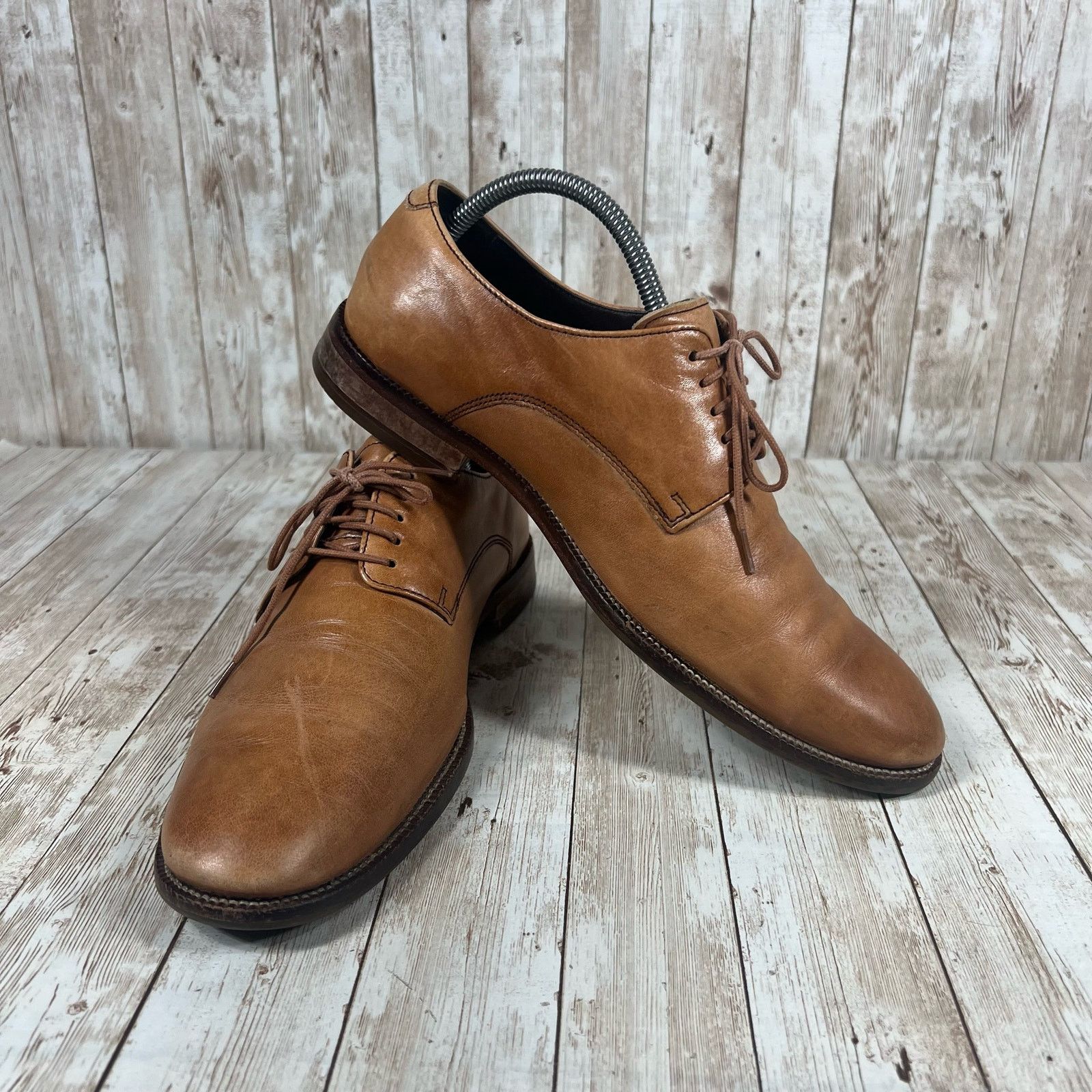 Cole Haan Cole Haan leather Oxford nik3 air heel tan Mens 8.5 Size US 8.5 / EU 41-42 - 6 Thumbnail