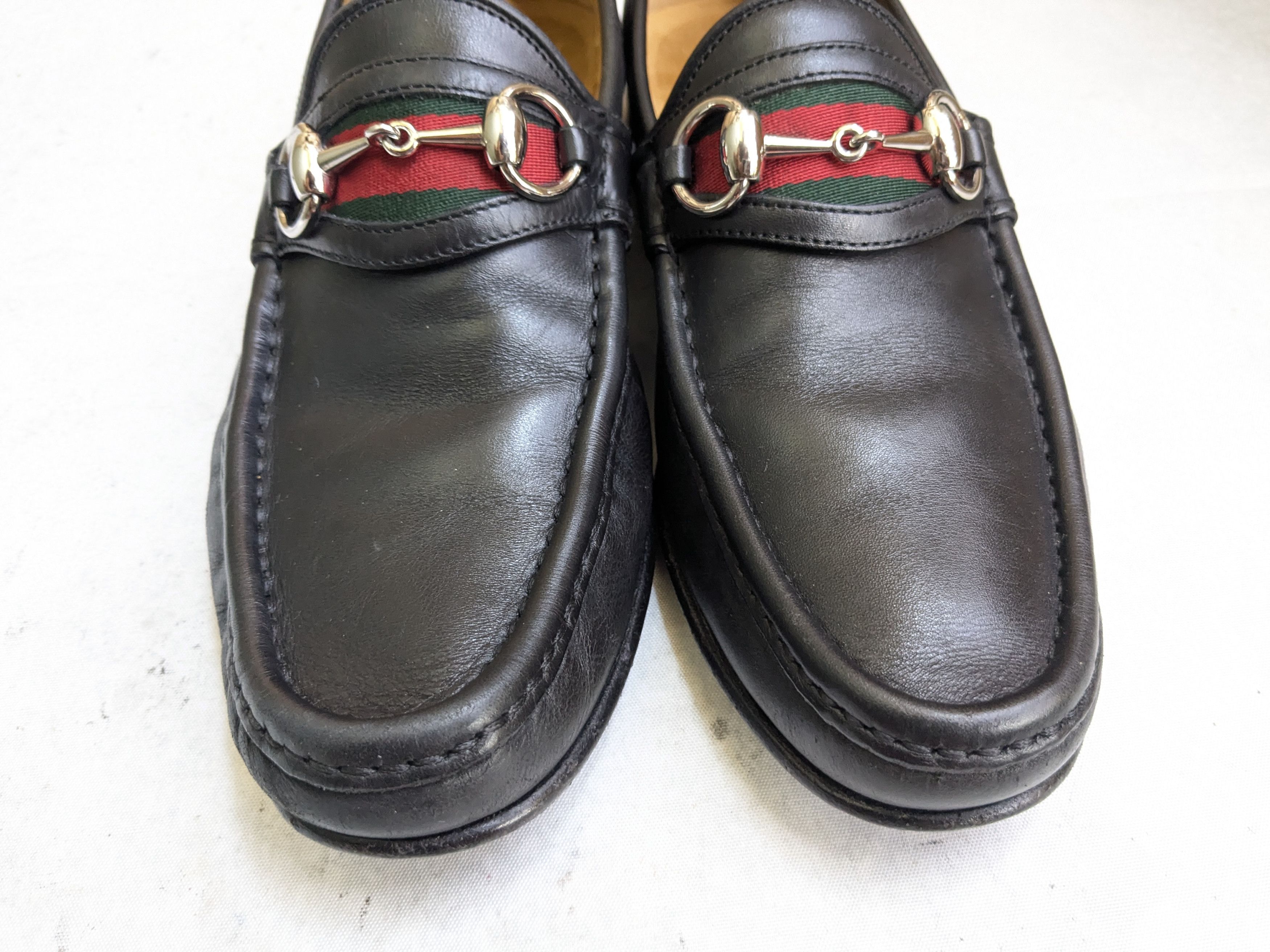 Gucci Gucci Horsebit Black Leather 6.5 Snaffle Size US 6.5 / EU 39-40 - 4 Thumbnail