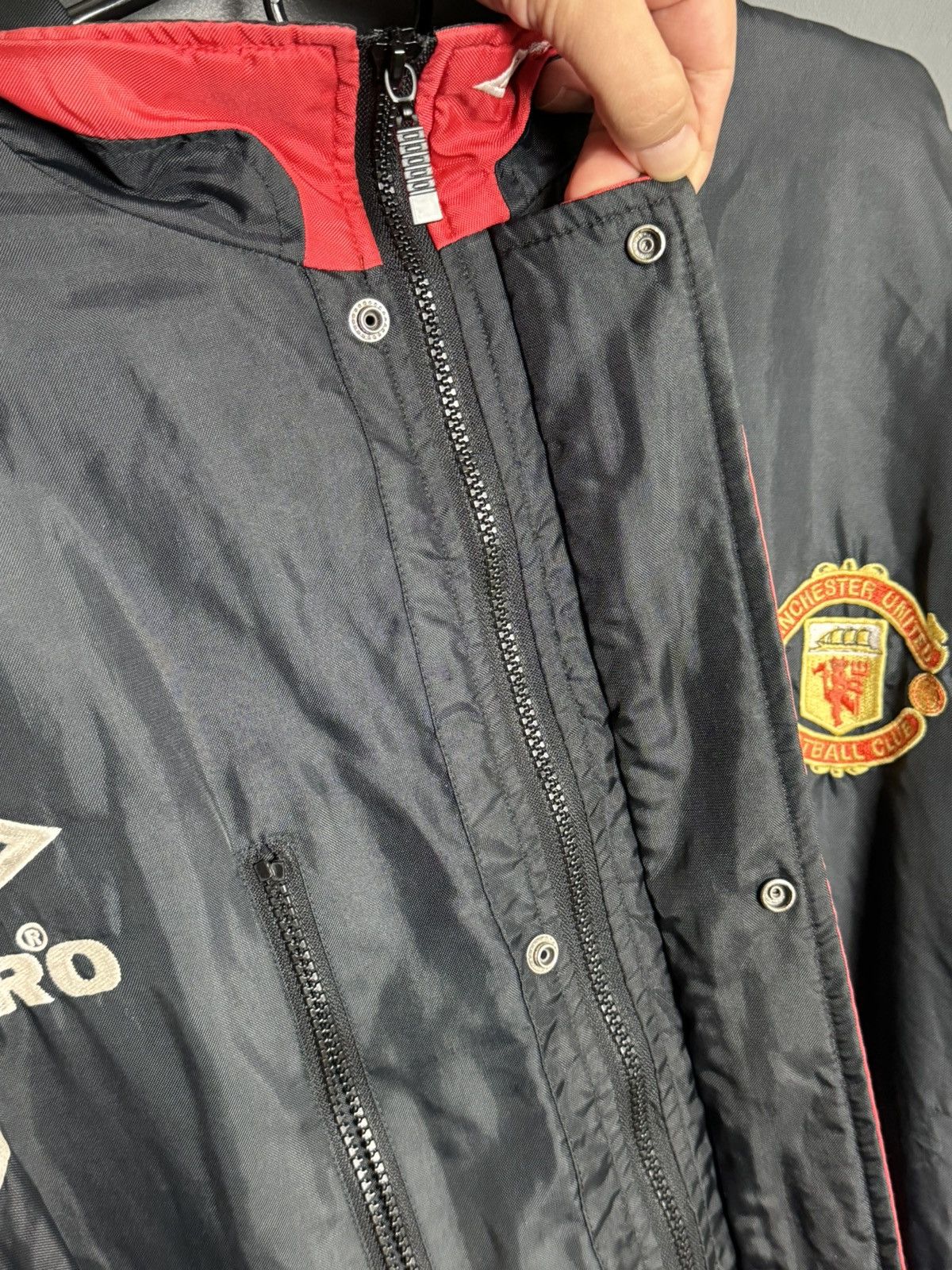 Umbro Vintage Manchester United Sharp Training Football Jacket Size US XL / EU 56 / 4 - 7 Thumbnail