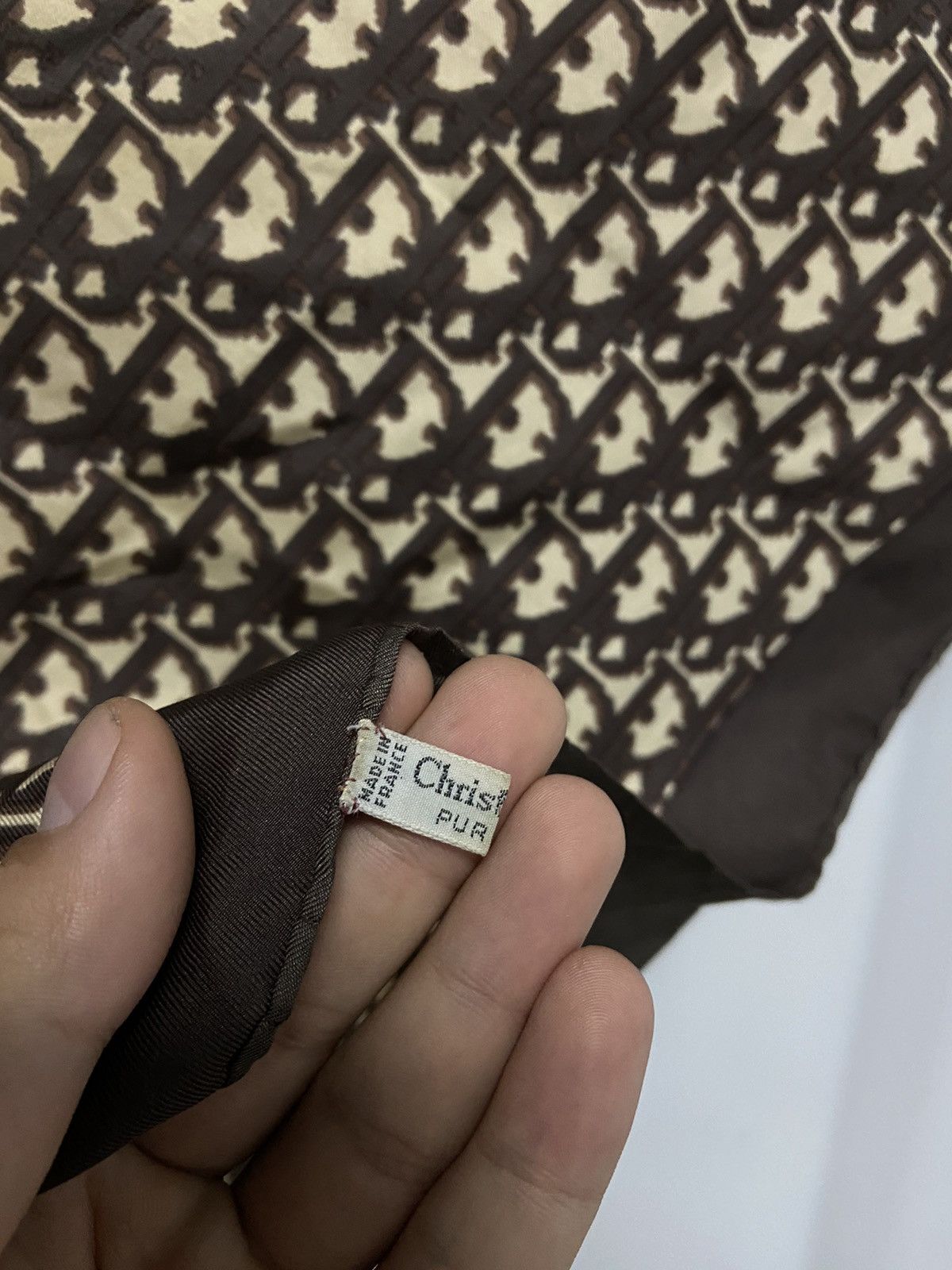 Christian Dior Monsieur × Vintage Christian Dior scarf silk vintage monogram box logo small Size ONE SIZE - 6 Thumbnail