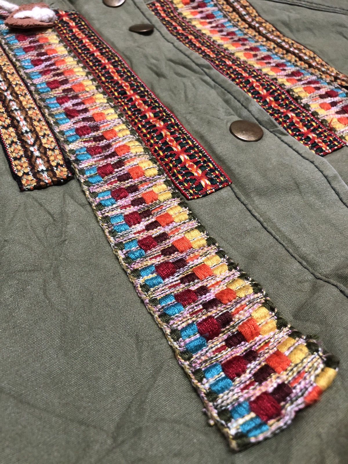 Japanese Brand Vintage 90s Titicaca Navajo Parka Hoodies Size L / US 10 / IT 46 - 6 Thumbnail