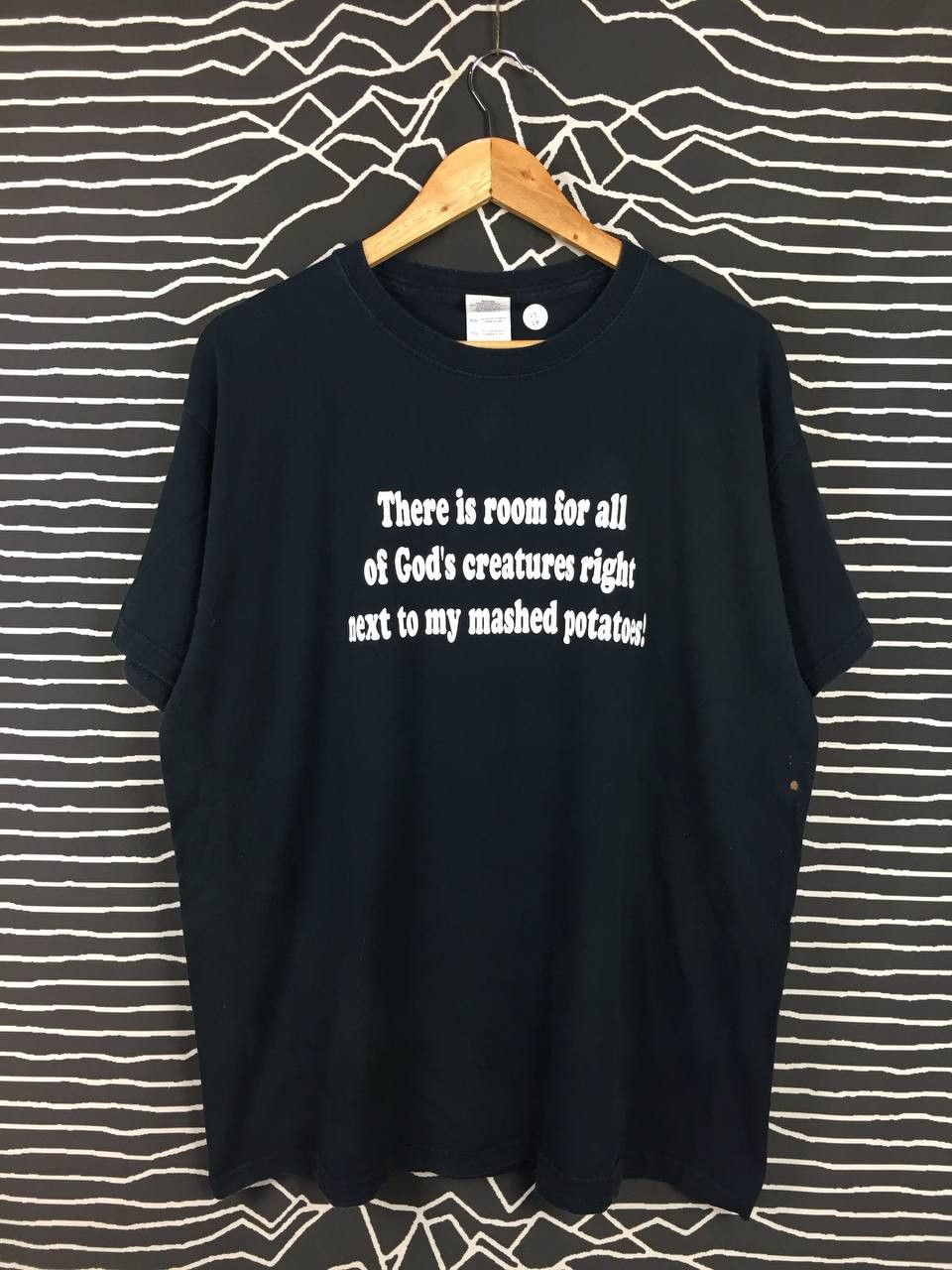 Vintage David's Real Pit BBQ Promo Pork Graphic Statement Tee Size US XL / EU 56 / 4 - 2 Thumbnail