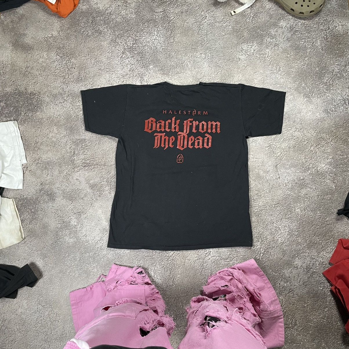 Vintage Vintage Y2K Halestorm Graphic Tee Grunge Band Tee Slim L Size US L / EU 52-54 / 3 - 6 Thumbnail