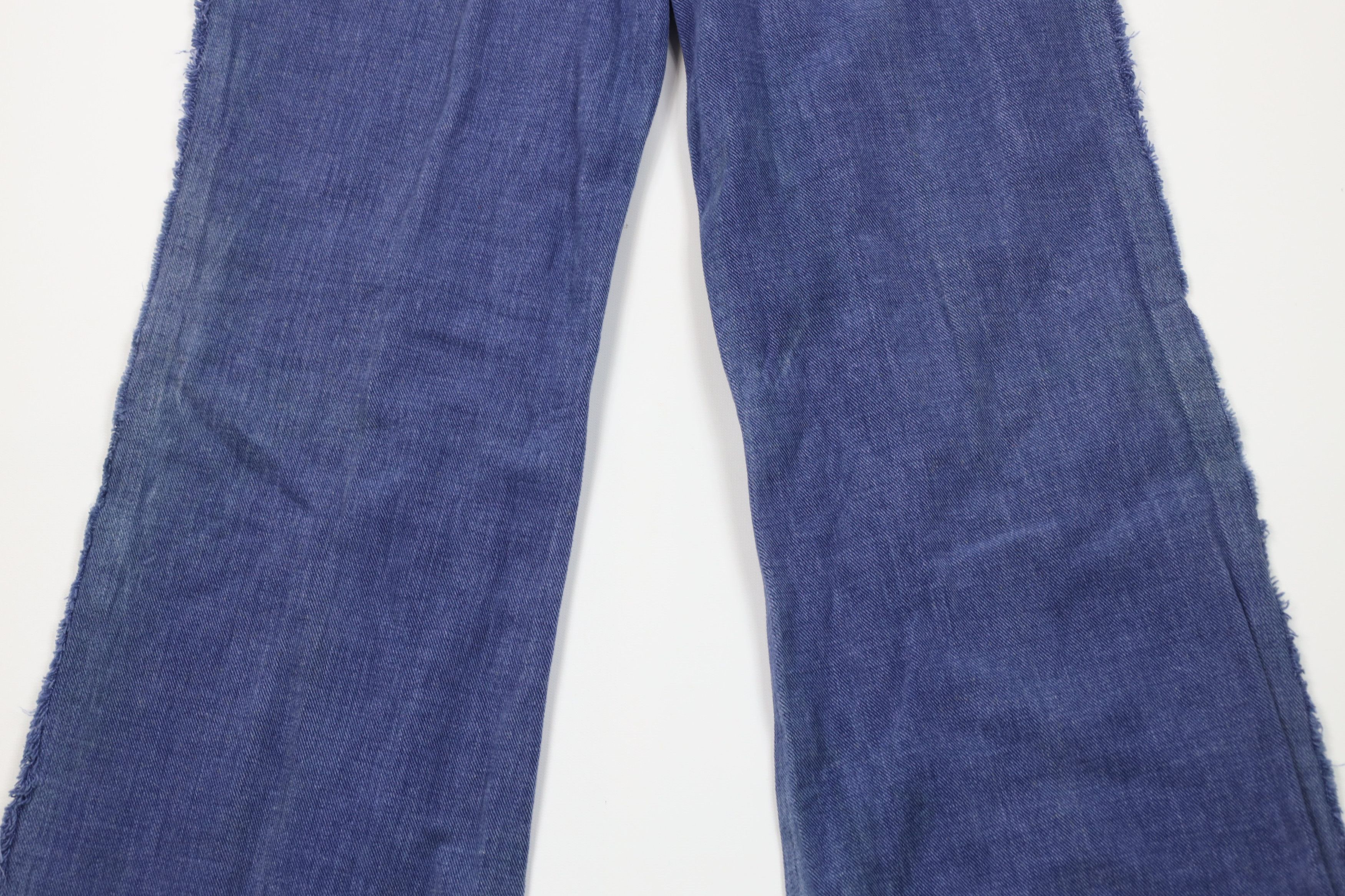 Vintage Vintage 70s Streetwear Cloth Bell Bottoms Jeans Blue USA Size 26" / US 2 / IT 38 - 3 Thumbnail