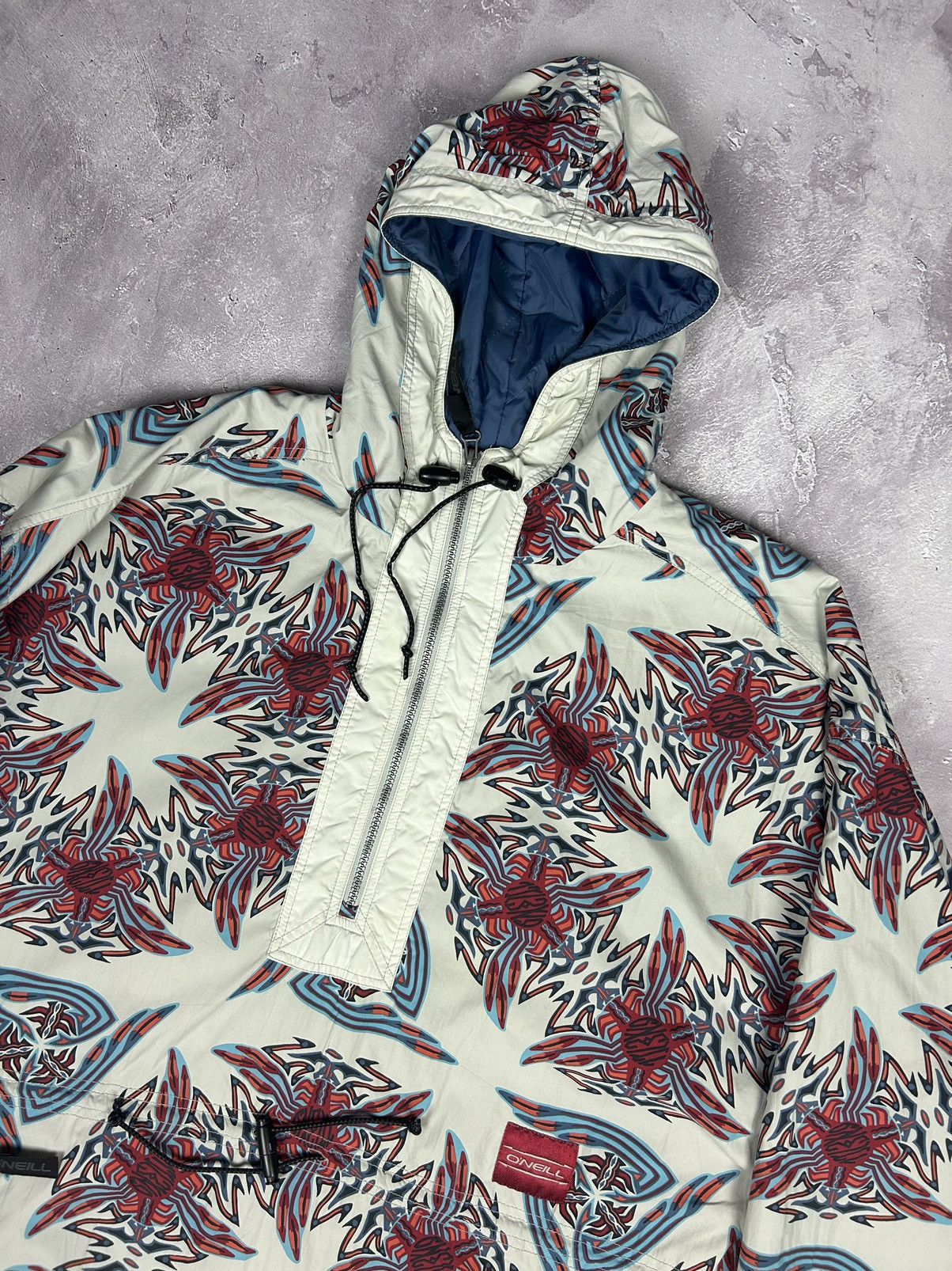 O'Neill × Vintage Oneil Vintage Big Logo 1/4 Zip Jacket Anorak Size L RARE 90s Size US L / EU 52-54 / 3 - 2 Thumbnail
