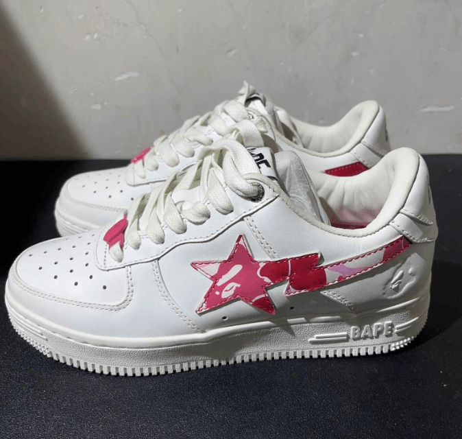 Bape Bape Low-Top Sneakers Size US 5.5 / EU 38 - 1 Thumbnail