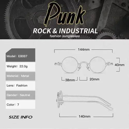 Electric Visual Small Round Sunglasses Women Men UV400 Size ONE SIZE - 2 Thumbnail