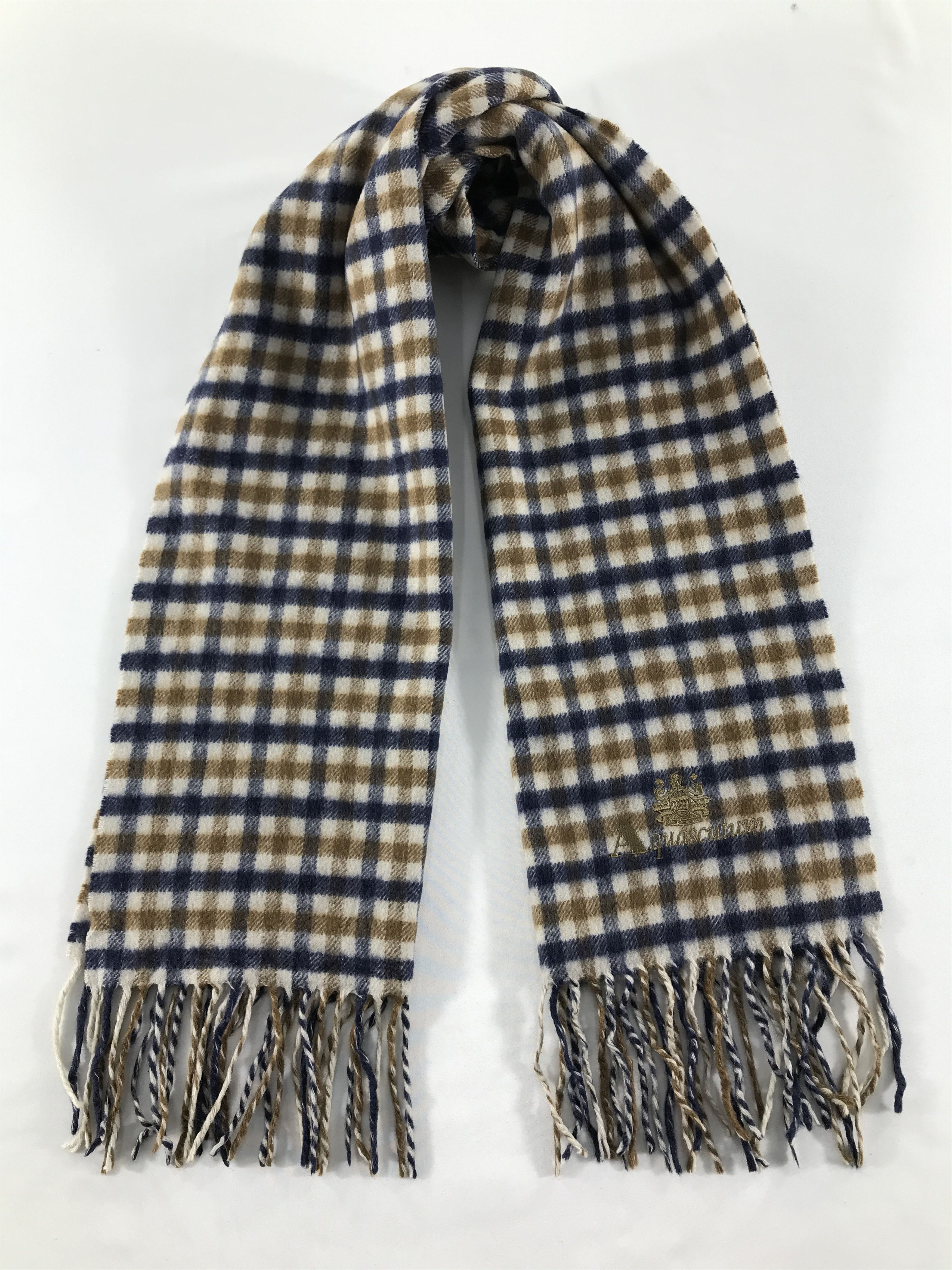Aquascutum Vintage Aquascutum Scarf/Muffler/Neckwear MF1418 Size ONE SIZE - 1 Thumbnail