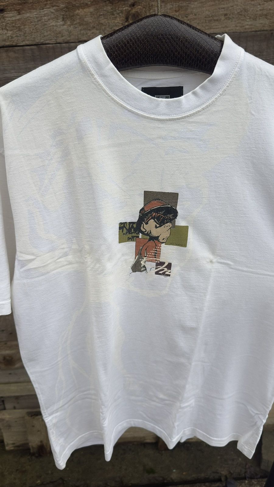 Other Vintage Sir Benni Miles New York T-Shirt White 90s Hip Hop Size US L / EU 52-54 / 3 - 3 Thumbnail
