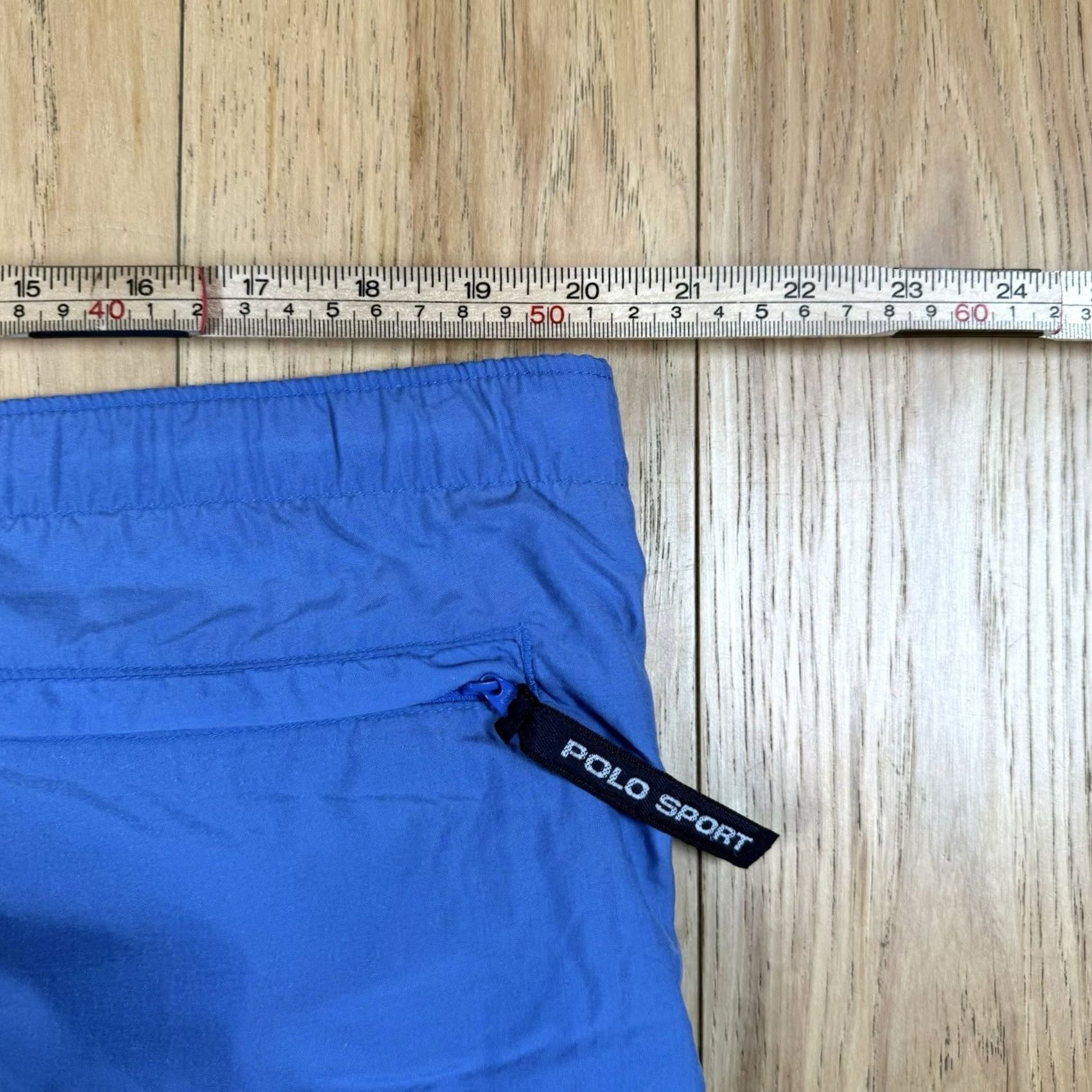 Polo Ralph Lauren VINTAGE Polo Ralph Lauren Sport Swim Trunks Mens Large Blue Pocket USA Flag Trunks Bottom L Mens Blue USA Flag Pocket Size US L / EU 52-54 / 3 - 7 Thumbnail
