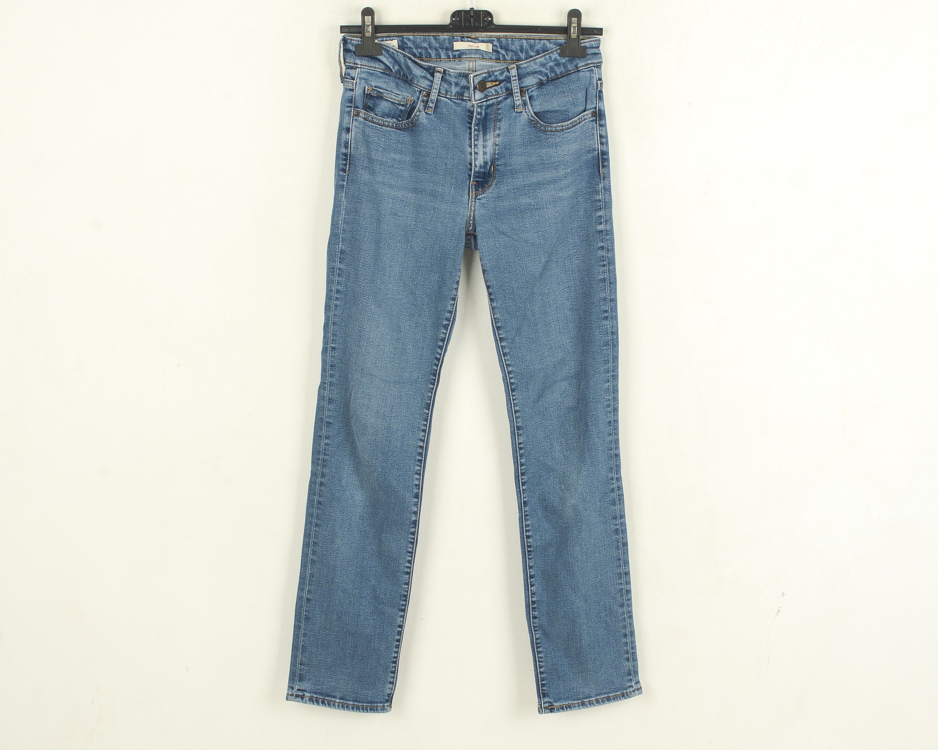 Levi's STRAUSS BIG E 712 Slim Women W27 L30 Jeans Trousers Slim Mid Size 27" / US 4 / IT 40 - 1 Thumbnail