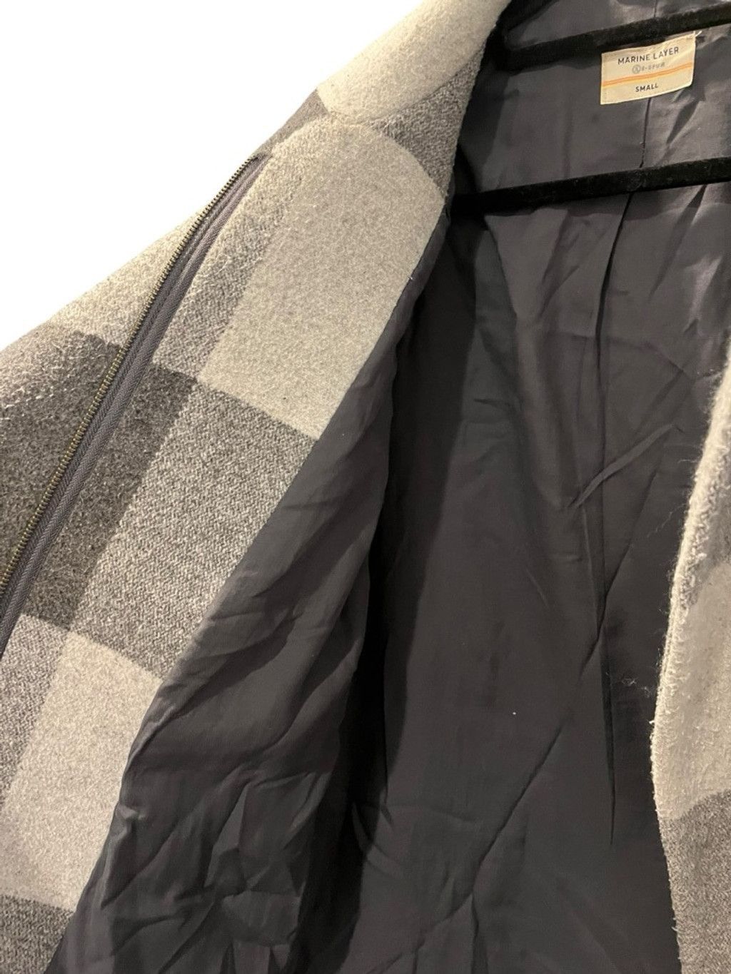 Marine Layer Marine Layer Stephanie Buffalo Check Coat Jacket Size Small Size S / US 4 / IT 40 - 7 Thumbnail