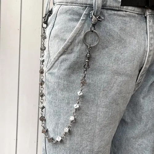 Jewelry Dice Wallet Chain, Pants Chain Size ONE SIZE - 2 Thumbnail