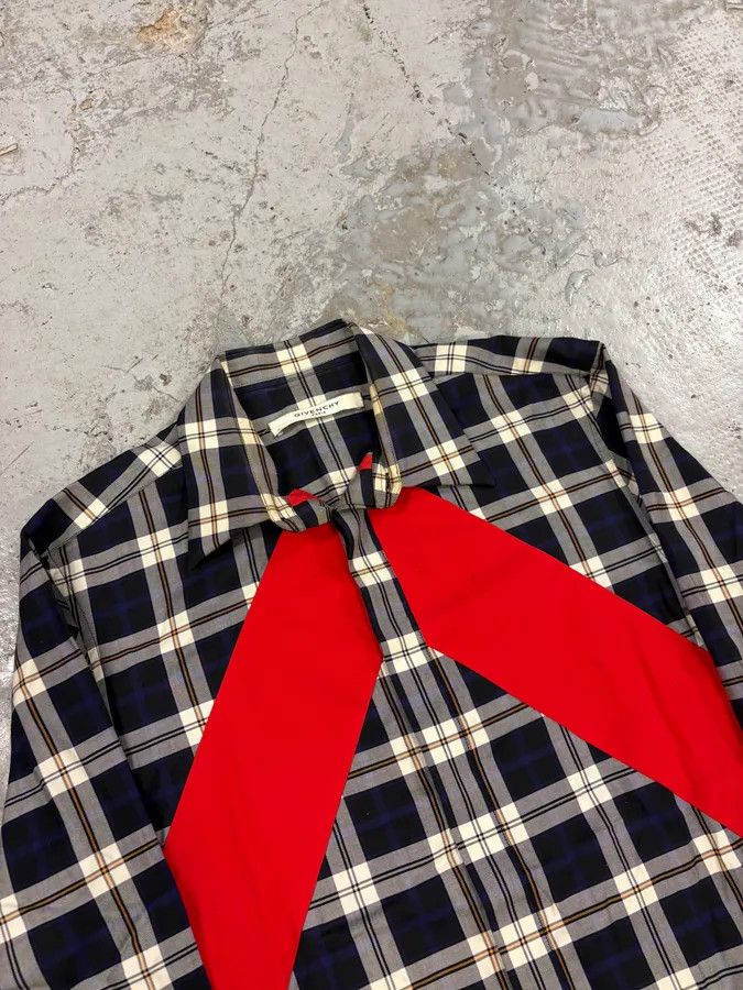 Givenchy SS2015 Givenchy Tartan Red Lines Shirt Size US M / EU 48-50 / 2 - 5 Thumbnail