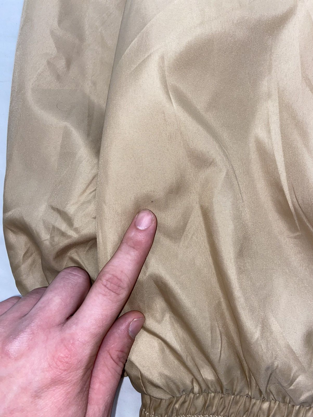 Pierre Balmain × Vintage Pierre Balmain Vintage 90s Beige Navy Light Jacket Luxury Size US L / EU 52-54 / 3 - 15 Thumbnail