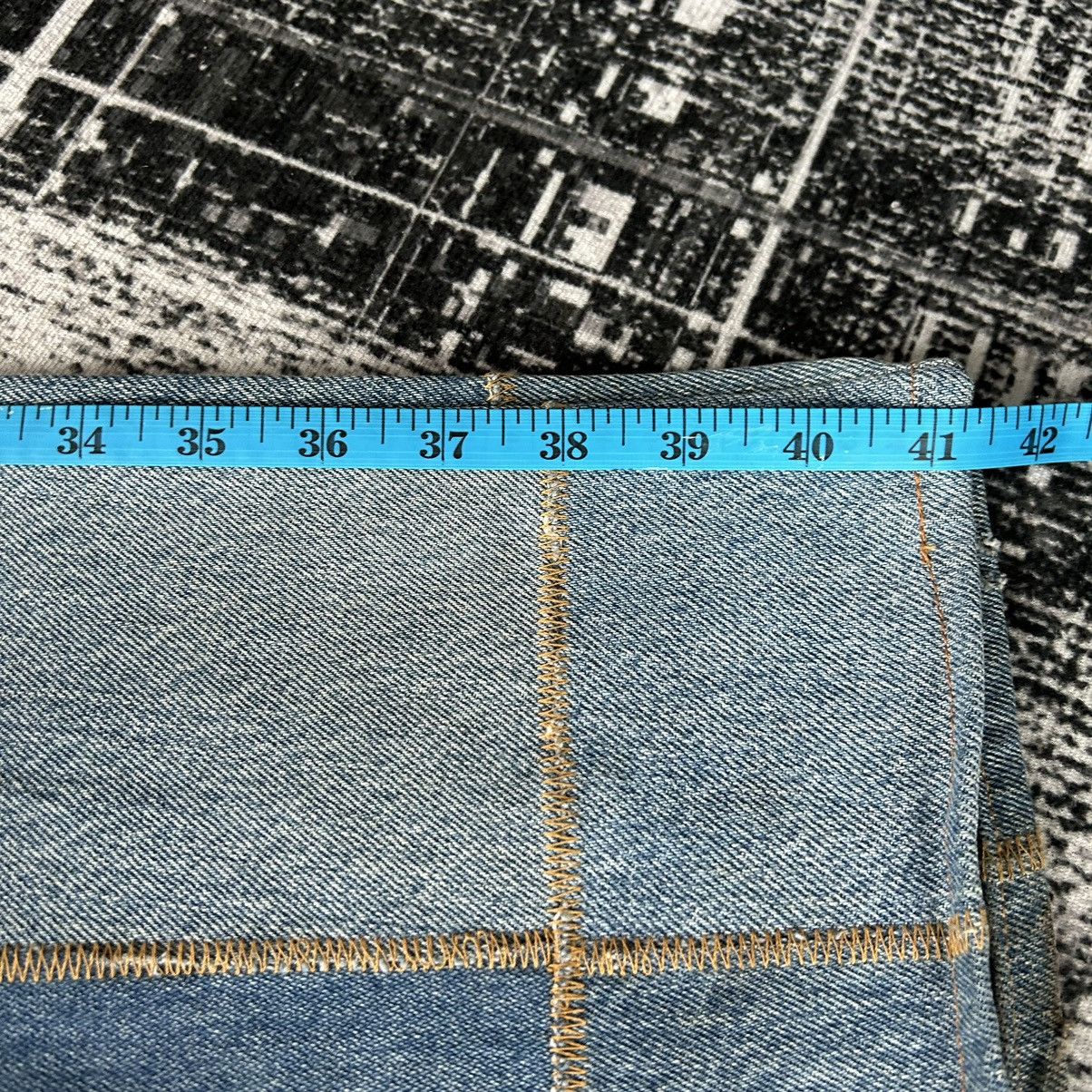 If Six Was Nine Y2k Patchwork Flared Denim Size US 28 / EU 44 - 25 Thumbnail