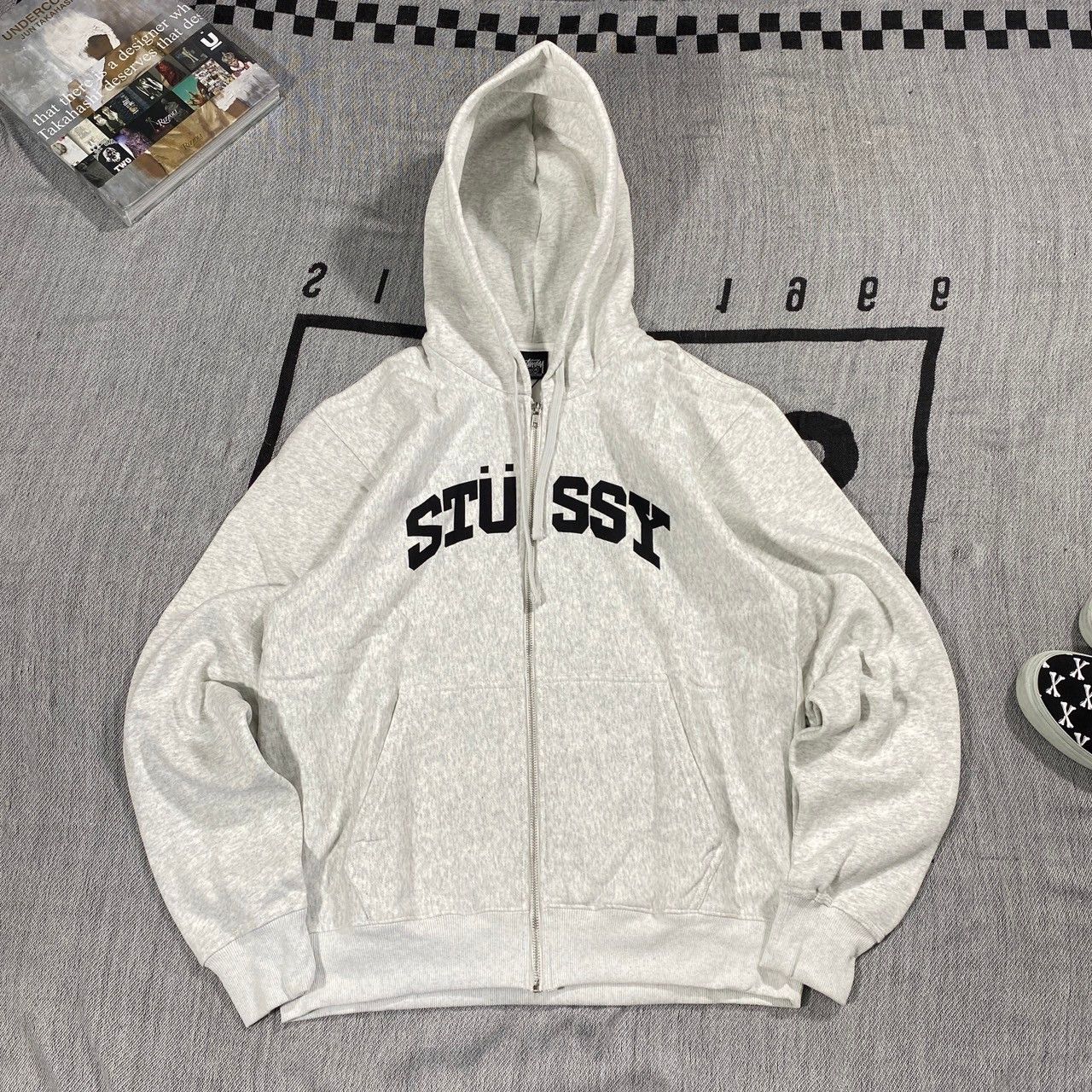Japanese Brand × Stussy HYPE Stussy Sport Zip Hoodie Medium Size US M / EU 48-50 / 2 - 1 Thumbnail