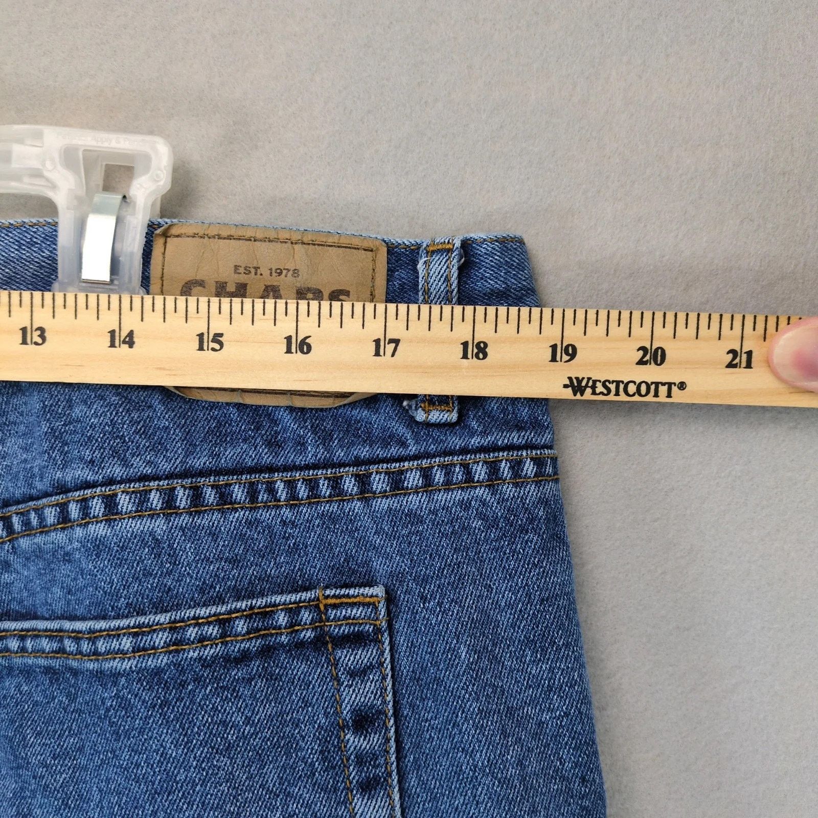 Chaps Vtg Chaps Men's 38x30 Jeans Baggy Denim Straight Leg Cotton Size US 38 / EU 54 - 3 Thumbnail