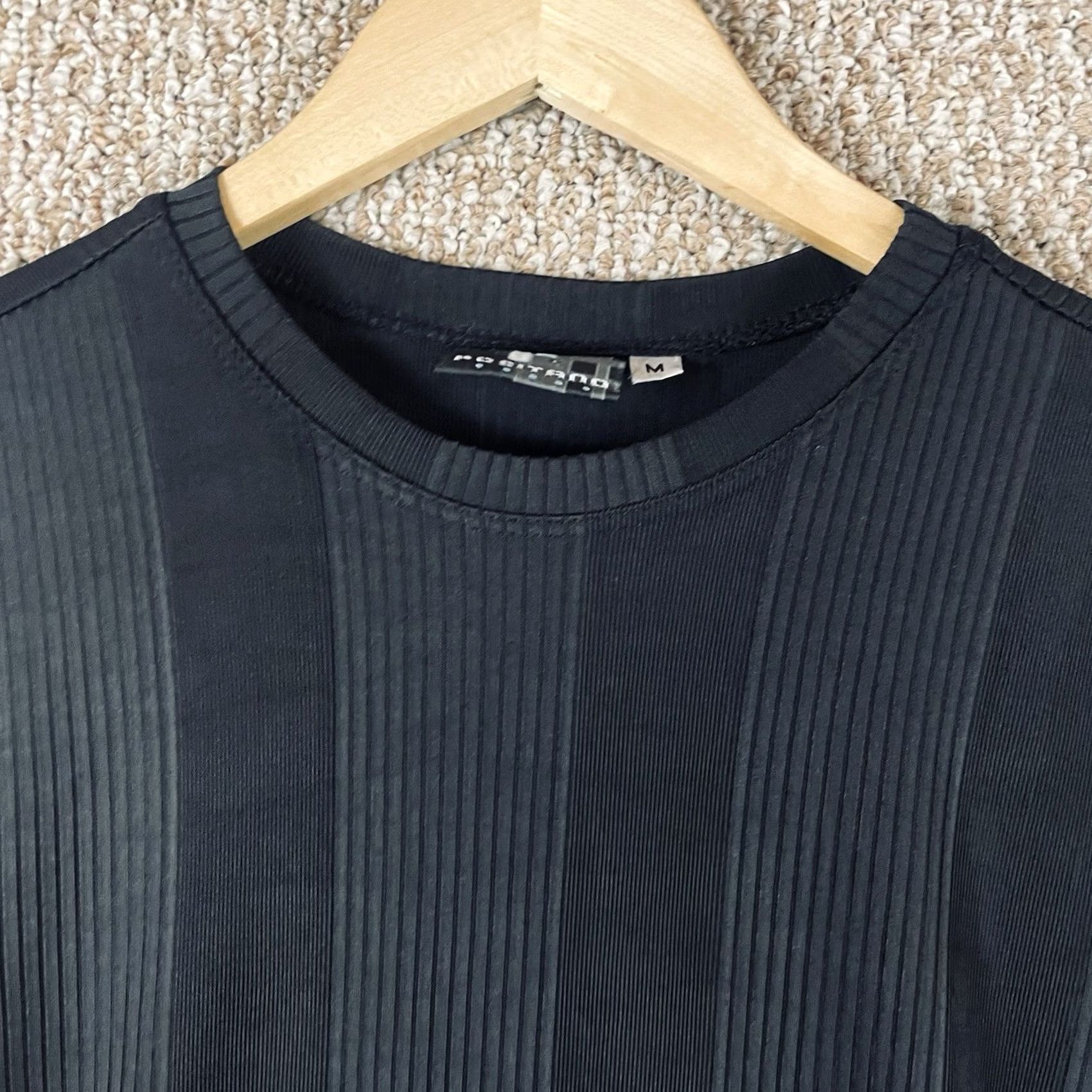 Vintage VINTAGE Positano Shirt Men’s M Black Stretch Short Sleeve T682 Size US M / EU 48-50 / 2 - 2 Thumbnail