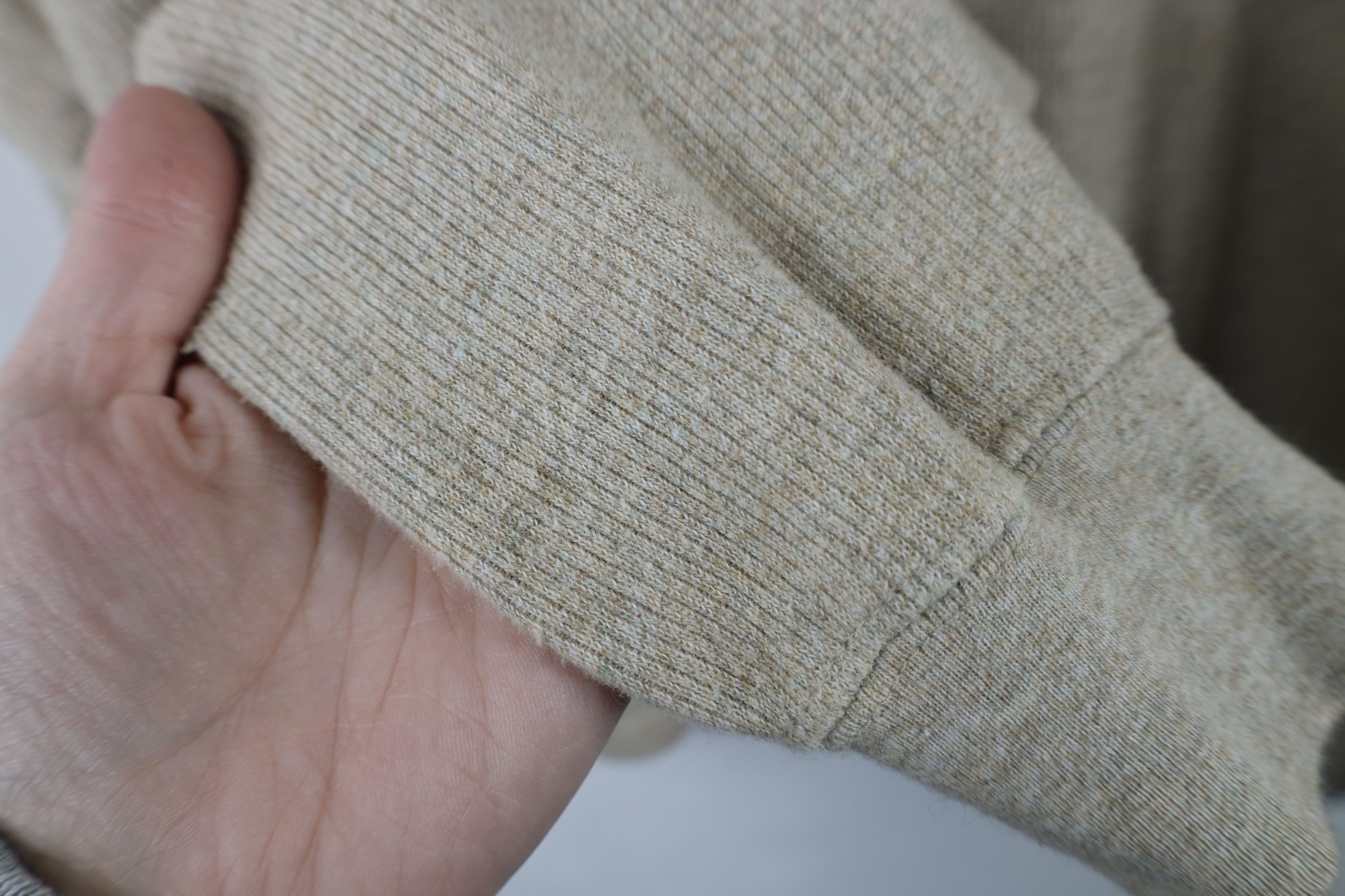 Vintage Vintage 90s Streetwear Ribbed Knit Long Sleeve Polo Shirt Size US XXL / EU 58 / 5 - 6 Thumbnail