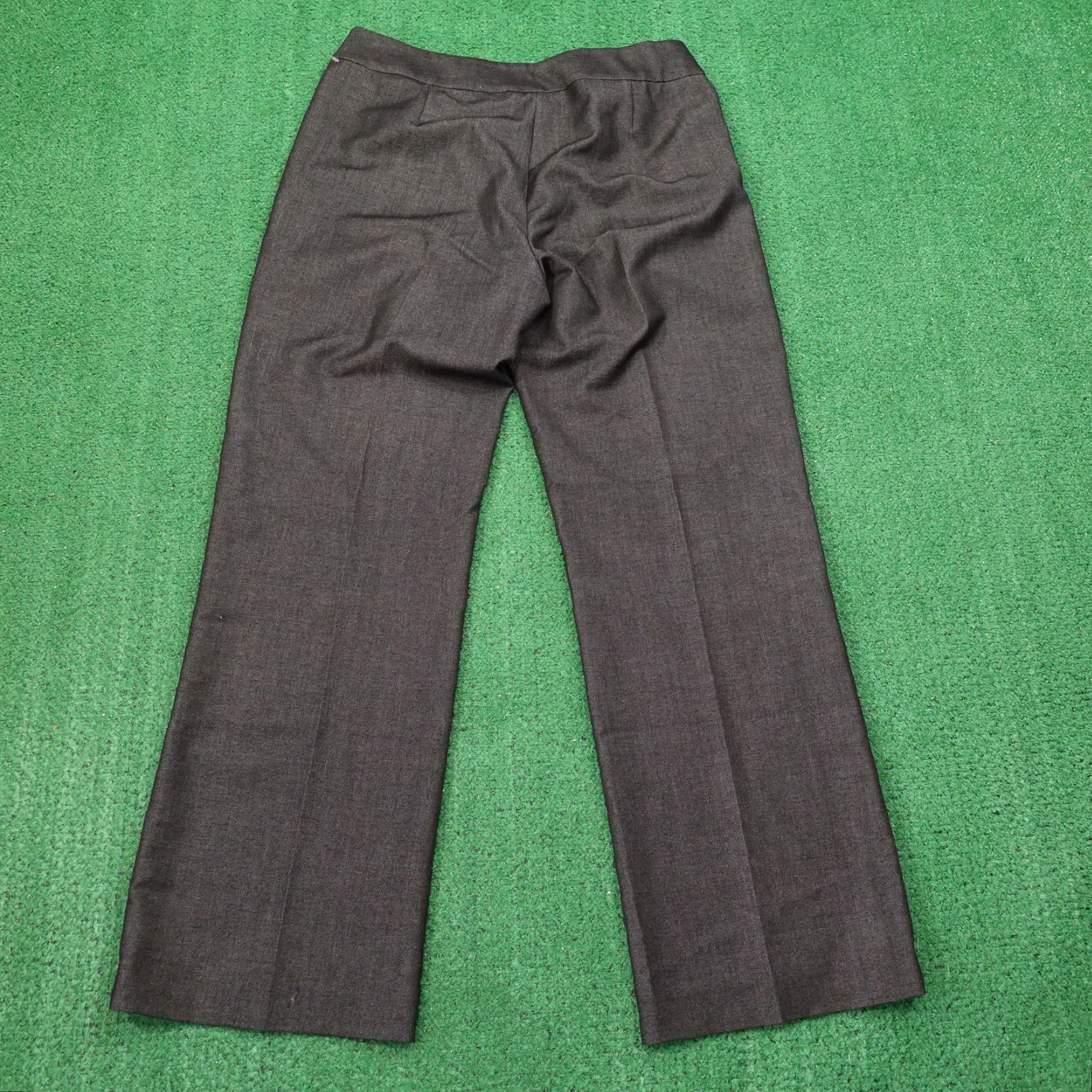 Nine West VINTAGE NINE WEST Pants Charcoal Grey Dress Pants Women Size 12 34" WAIST 31" INSEAM Gray Ladies Dress Pants Size 34" / US 12 / IT 48 - 5 Thumbnail