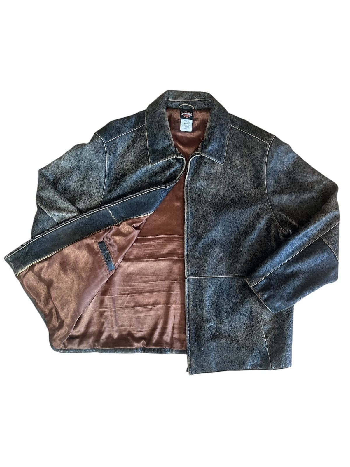 Harley Davidson Harley Davidson Leather Jacket Size US XL / EU 56 / 4 - 2 Thumbnail