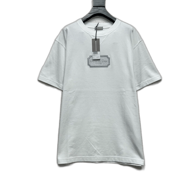 Dior Dior White Chest Logo Short Sleeve T-Shirt Size US XL / EU 56 / 4 - 1 Thumbnail