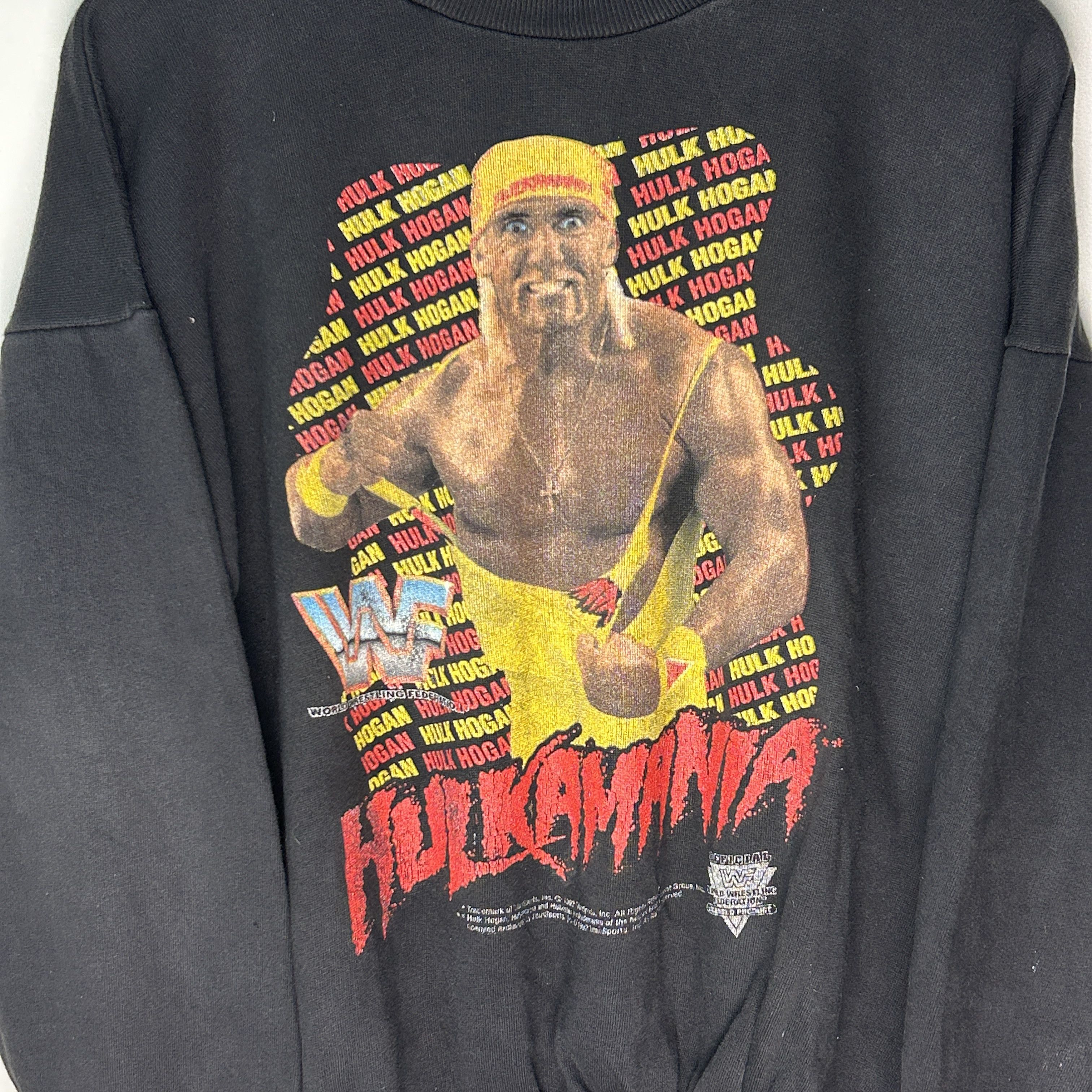 WWF Vintage Hulk Hogan Hulkamania 1992 WWF Sweatshirt Size US XL / EU 56 / 4 - 2 Thumbnail