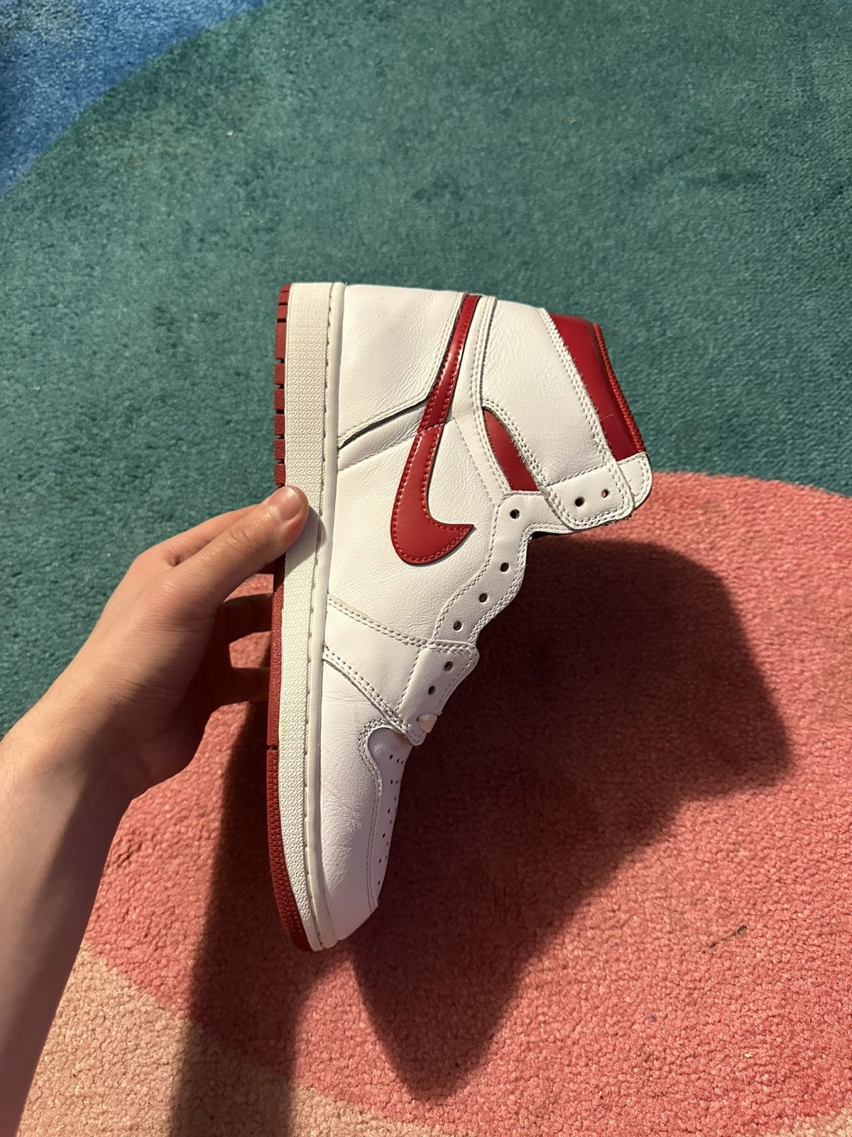 Jordan Brand Air Jordan 1 Retro Metallic Red (2017) Size US 11.5 / EU 44-45 - 10 Thumbnail