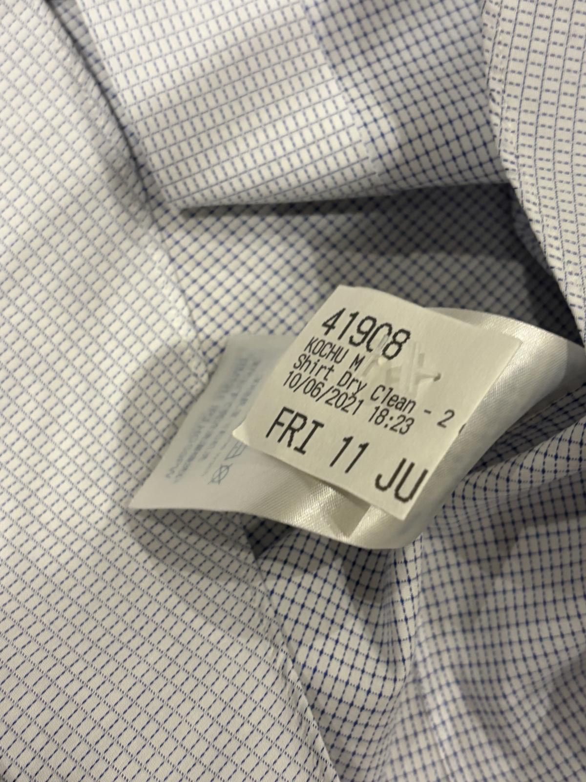 Louis Vuitton Louis Vuitton Micro-Check Dress Shirt Size US M / EU 48-50 / 2 - 12 Thumbnail