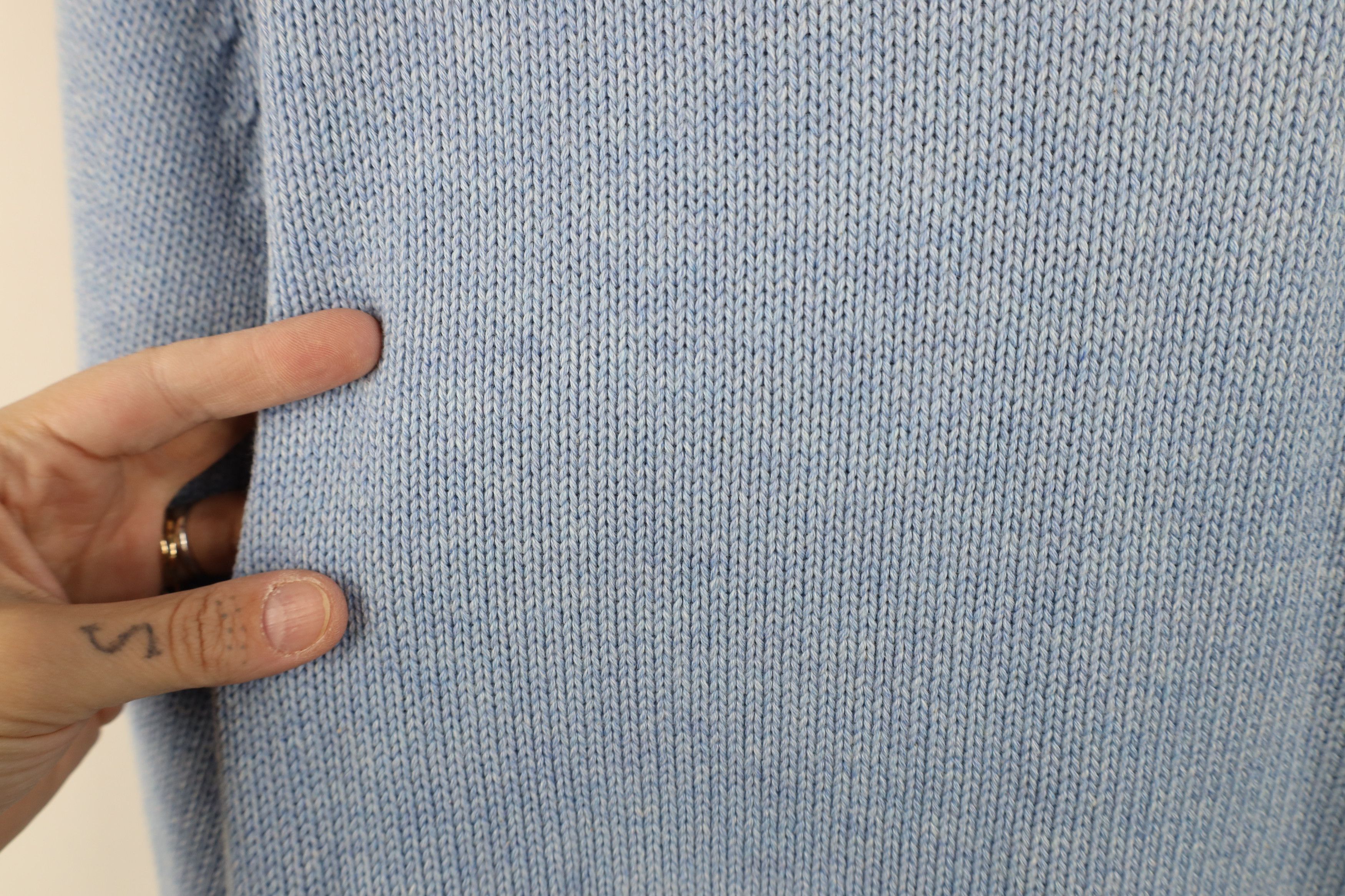 Lands' End Vintage 90s Lands End Crewneck Sweater Carolina Blue Japan Size US XL / EU 56 / 4 - 8 Thumbnail