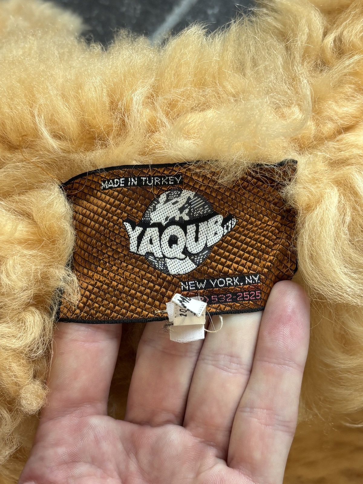 Vintage 70s Vintage Sheepskin Coat Shearling Bomber Flight Jacket Size M / US 6-8 / IT 42-44 - 6 Thumbnail