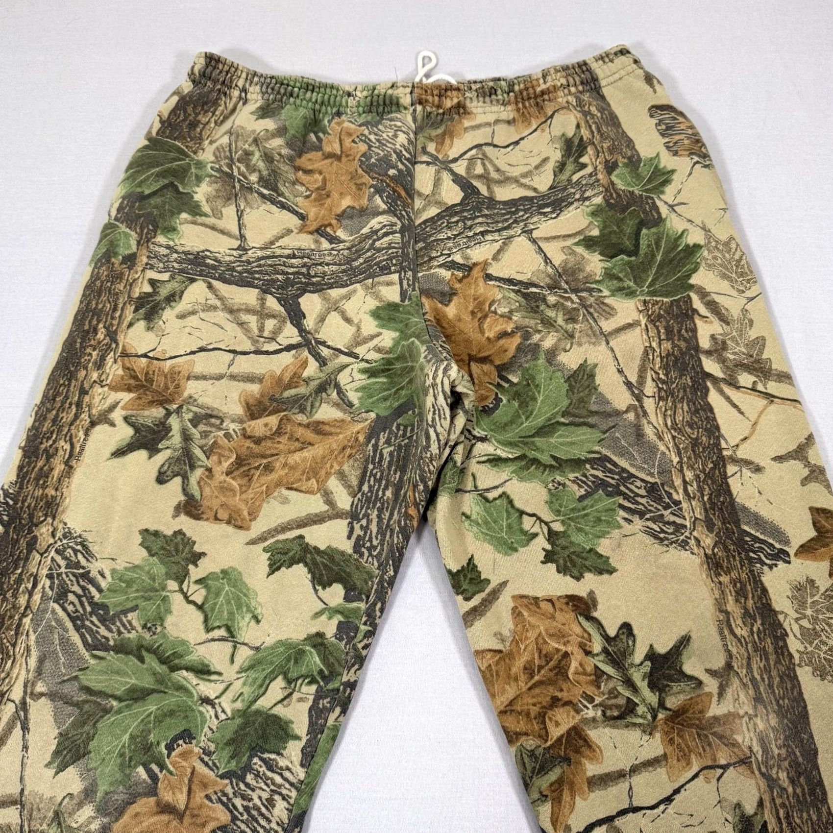 Jerzees VINTAGE Jerzees Pants Mens XL Brown Realtree Camo Sweat Fleece 90s USA Outdoors Size US 36 / EU 52 - 2 Thumbnail