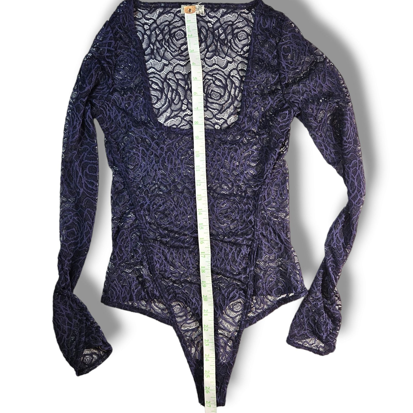 Free People NWT Fre People In My Head Bodysuit Sz. XS [0-2] Navy Coat Size XS / US 0-2 / IT 36-38 - 9 Thumbnail