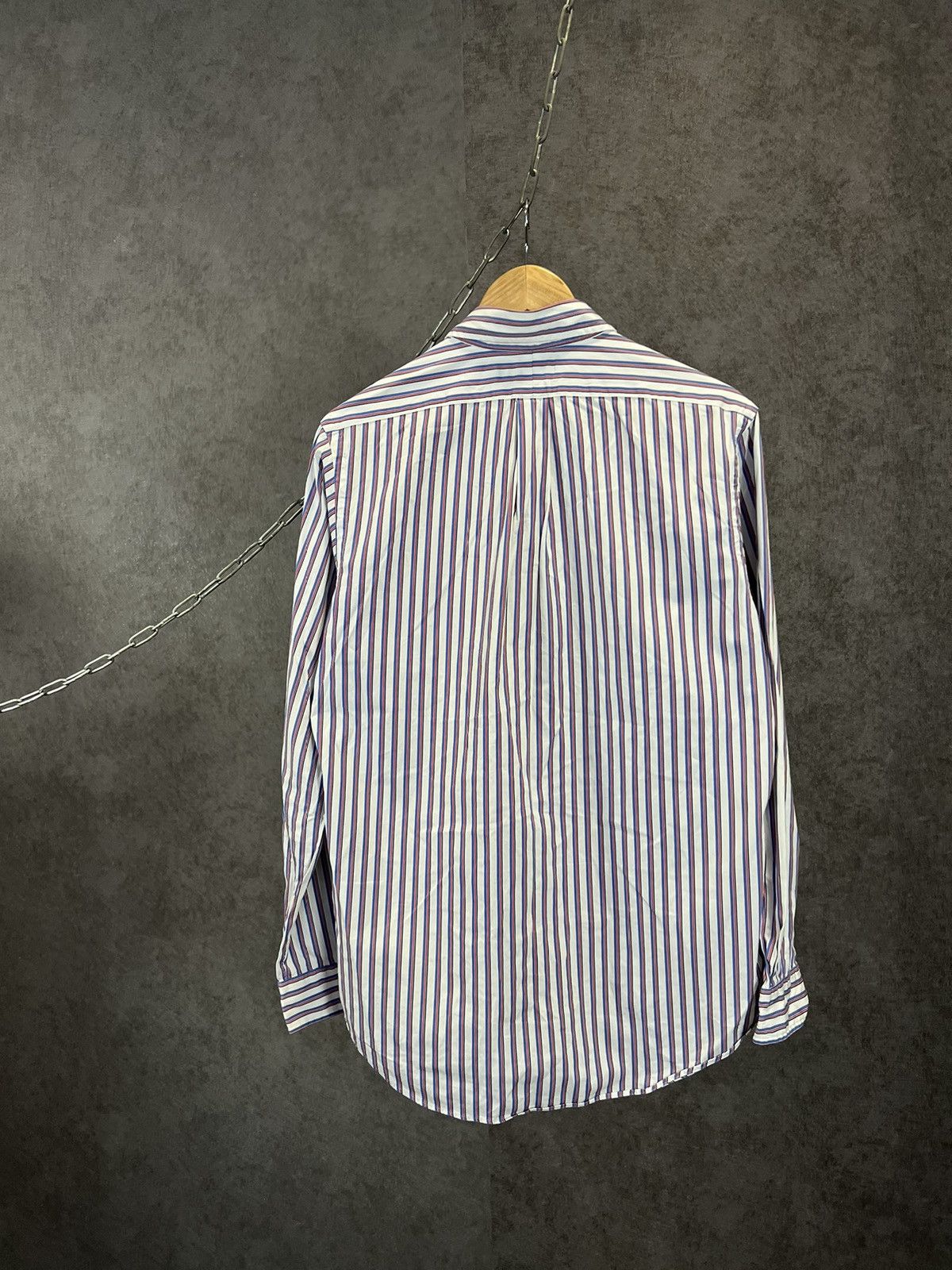 Designer × Polo Ralph Lauren × Vintage Polo Ralph Lauren vintage designer logo striped shirt Size US M / EU 48-50 / 2 - 7 Thumbnail