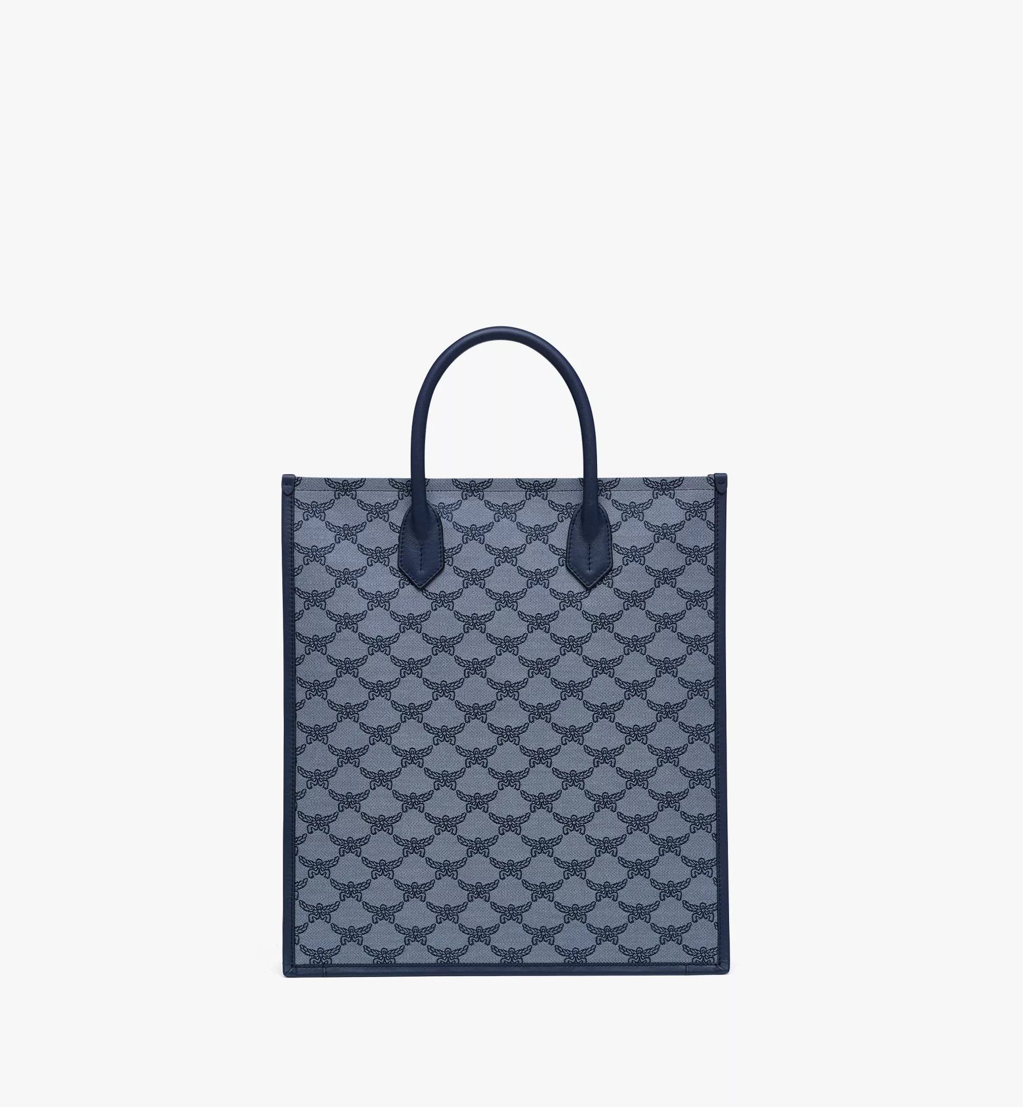 MCM o1mt1gz1224 Size: OS / Unisex Tote Medium Bag in Indigo Size ONE SIZE - 6 Thumbnail