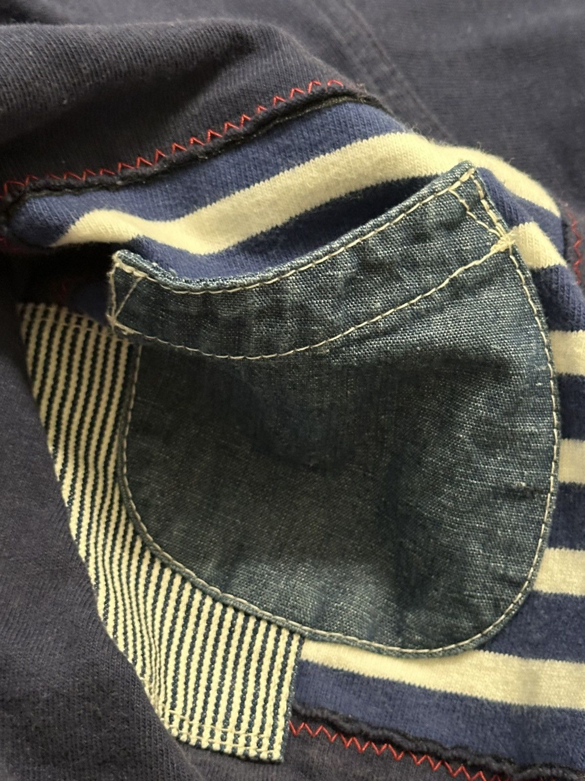 SS12 Comme des Garçons x Junya Watanabe Denim Patchwork
