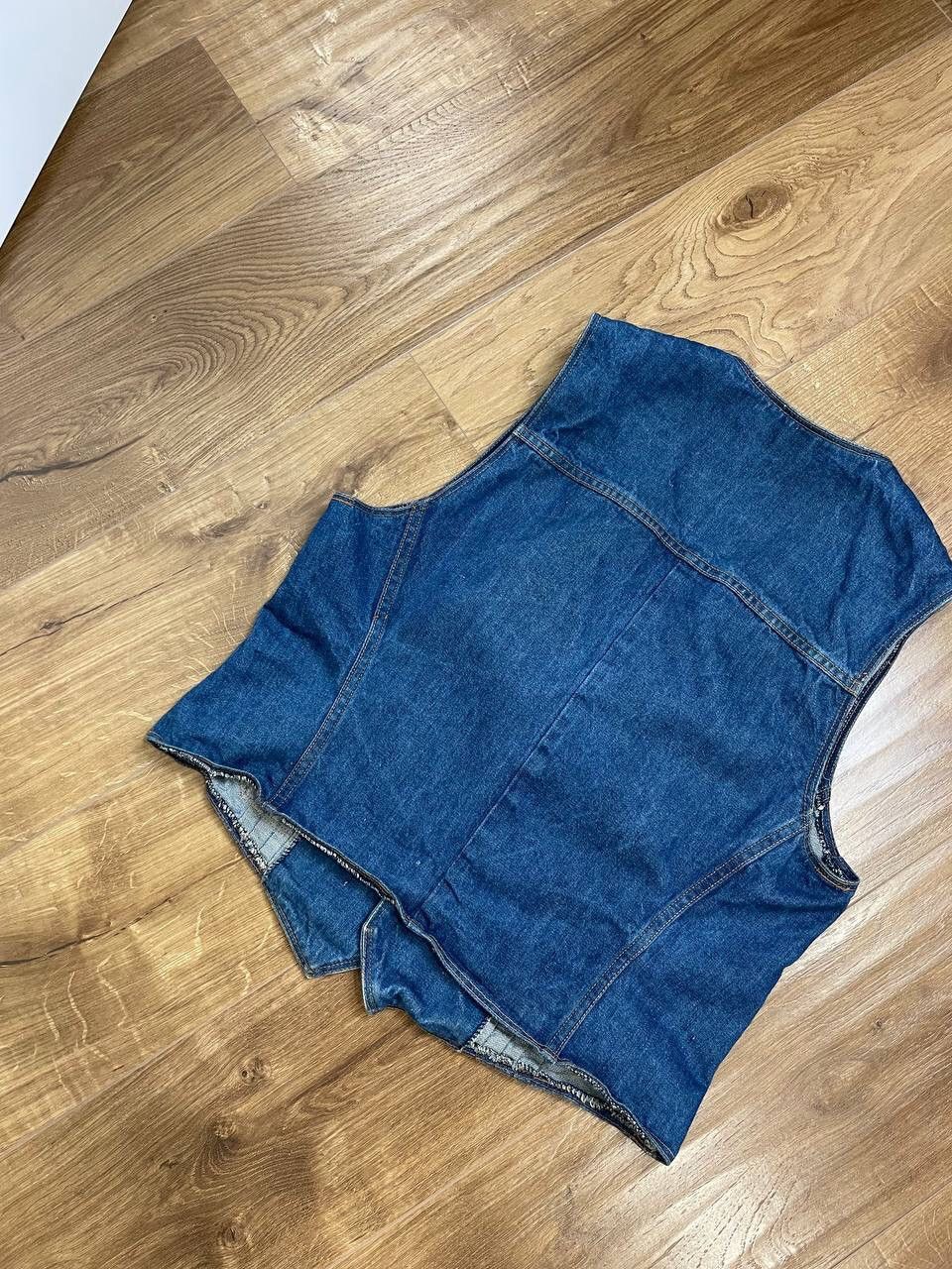 Vintage × Wrangler Vintage Wrangler Y2K 90’s Blue Denim Outdoor Cowboy Vest Size US S / EU 44-46 / 1 - 14 Thumbnail