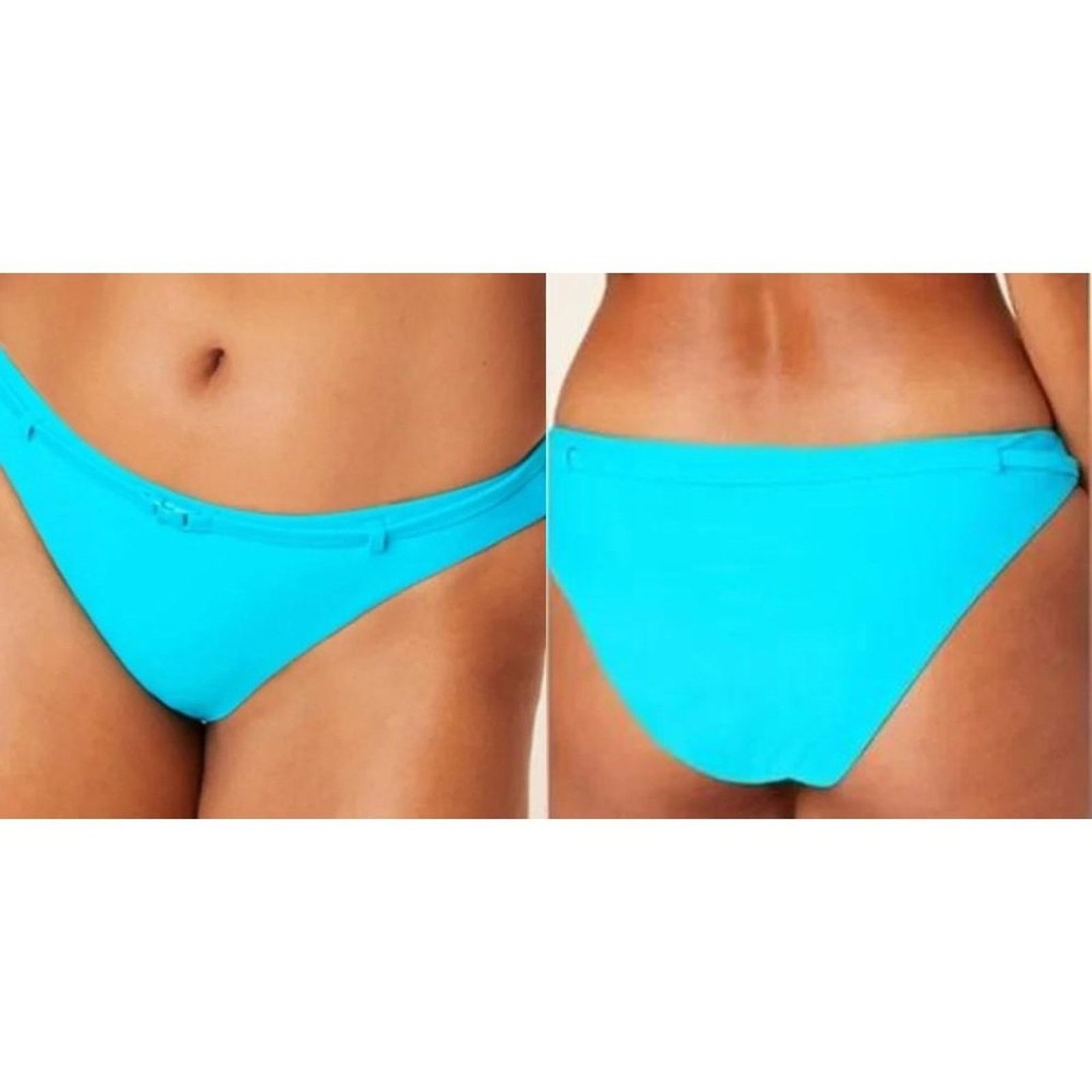 Other Andie Riviera Belted Bikini Bottom Blue Small NWT $52 Size ONE SIZE - 1 Thumbnail