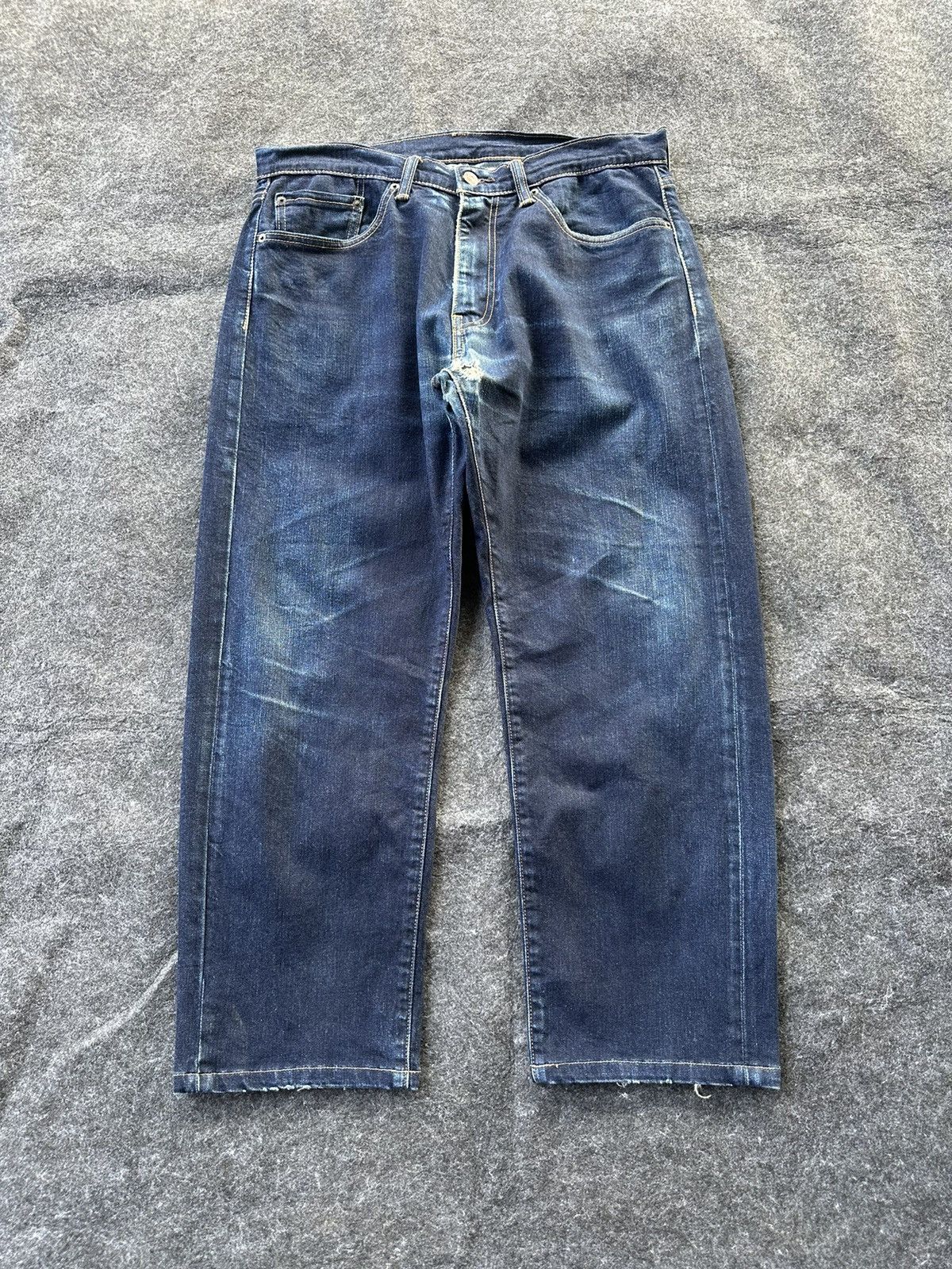 Vintage levi 505 crop sale jeans