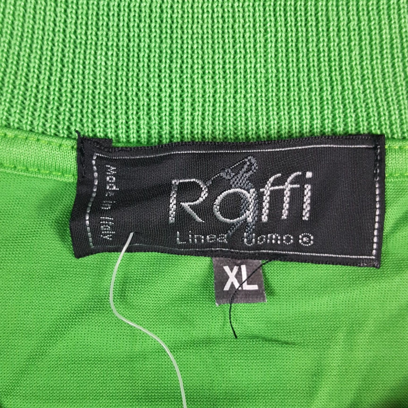 Vintage VINTAGE Raffi Polo Shirt Men's XL Green 90s Preppy Golf Collar Short Sleeve Cotton Button Shirt Size US XL / EU 56 / 4 - 7 Thumbnail