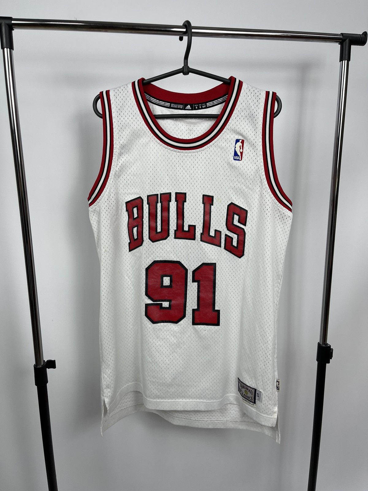 Adidas Authentic Vintage Adidas NBA Chicago Bulls Rodman #91 Size S Size US S / EU 44-46 / 1 - 2 Thumbnail