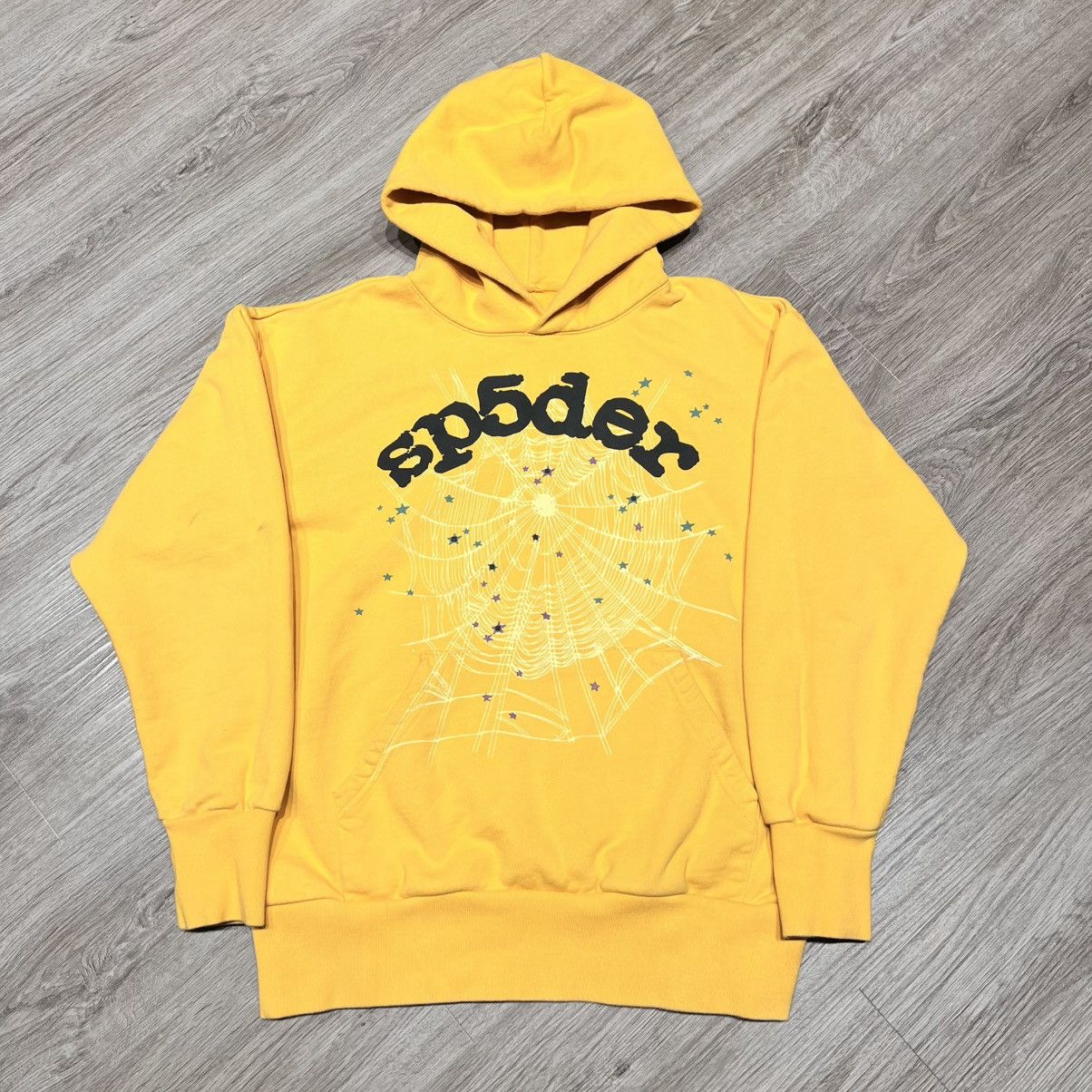 Sp5der SP5DER - Legacy Hoodie in Yellow/Gold Size US L / EU 52-54 / 3 - 1 Thumbnail